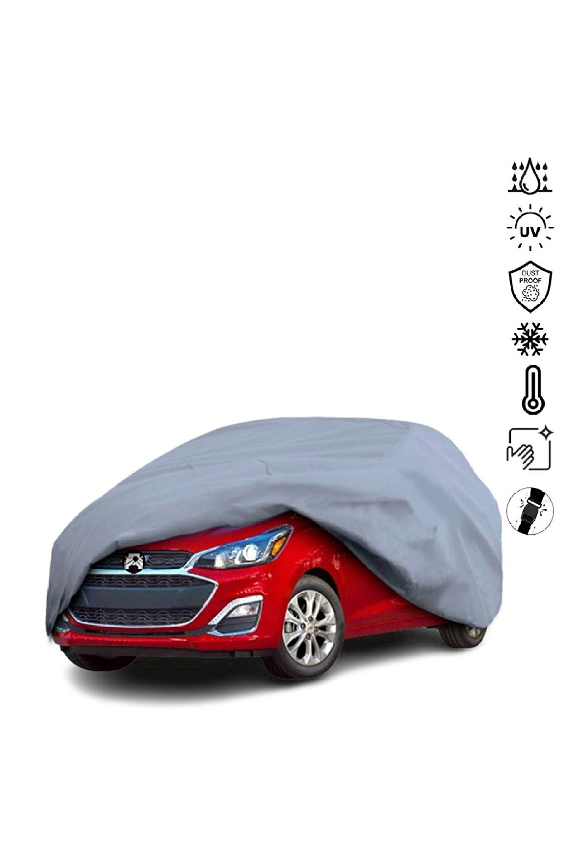 Chevrolet Spark Ev-ıv (2013-) Miflonlu Su Geçirmez Oto Branda Uv Koruyuculu