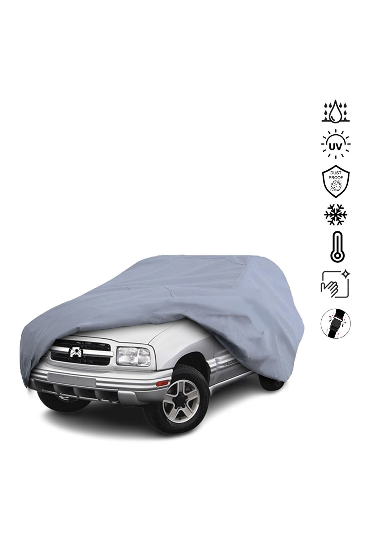 Chevrolet Tracker 2 (1998-2004) Araba Brandası Miflonlu Su Geçirmez Araba Brandası Uv Koruyuculu