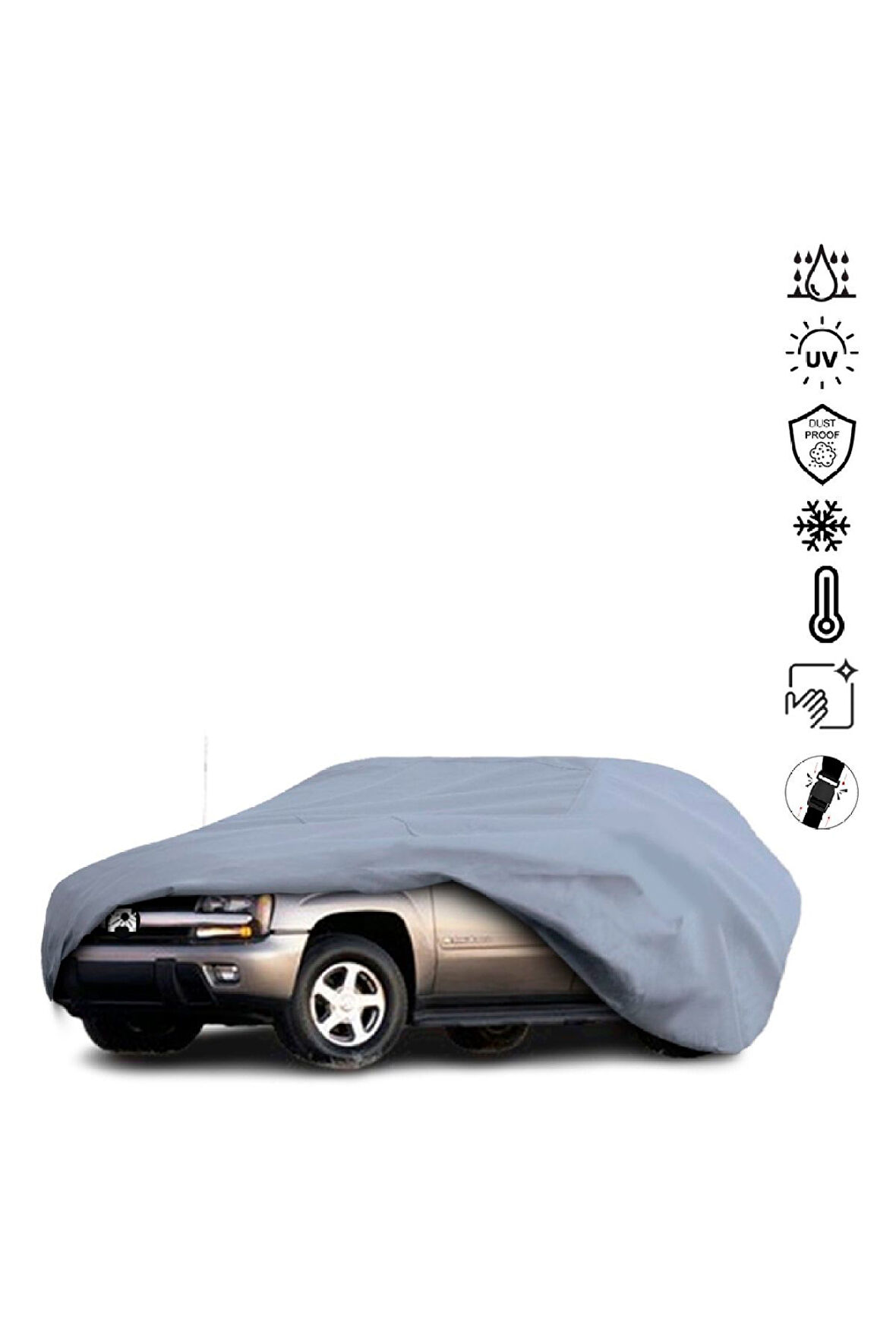 Chevrolet Trailblazer 1 (2001-2009) Miflonlu Su Geçirmez Oto Branda Uv Koruyuculu