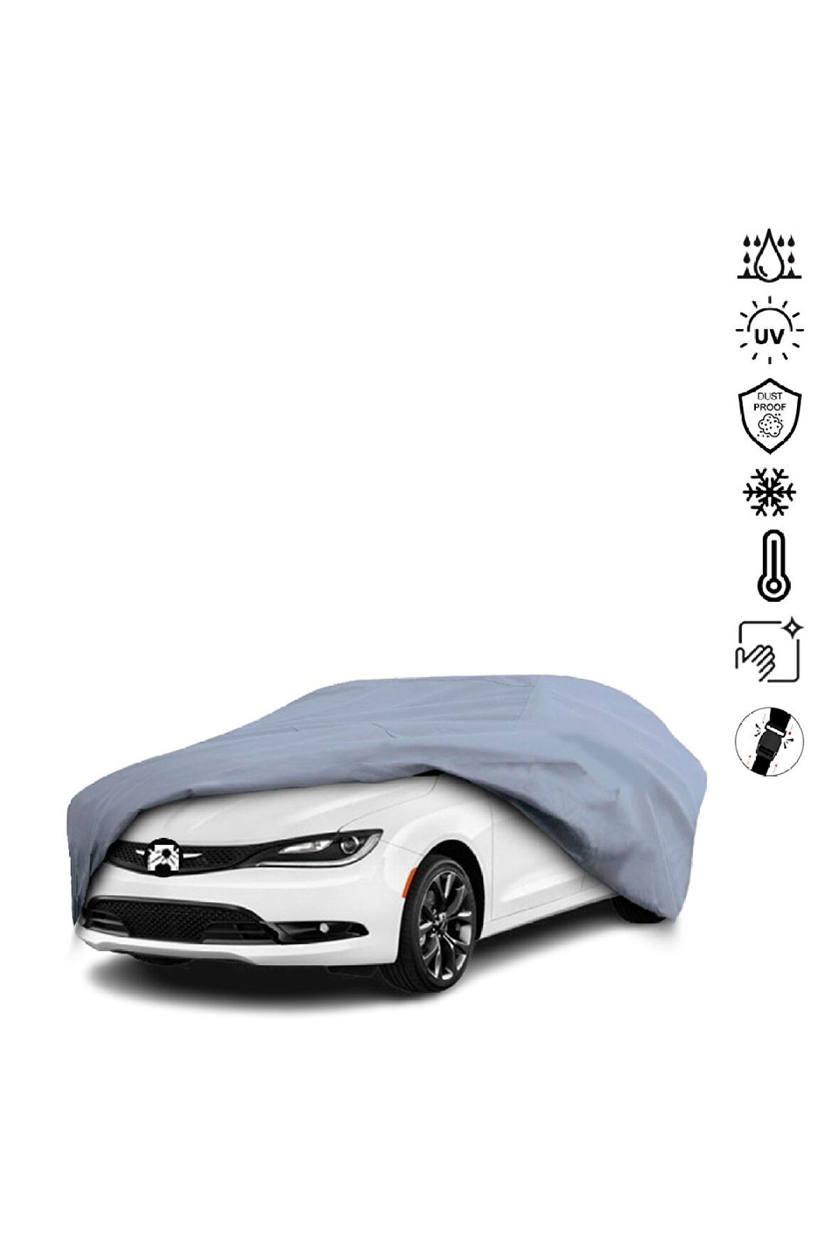 Chrysler 200 2 (2015-2017) Miflonlu Su Geçirmez Oto Branda Uv Koruyuculu