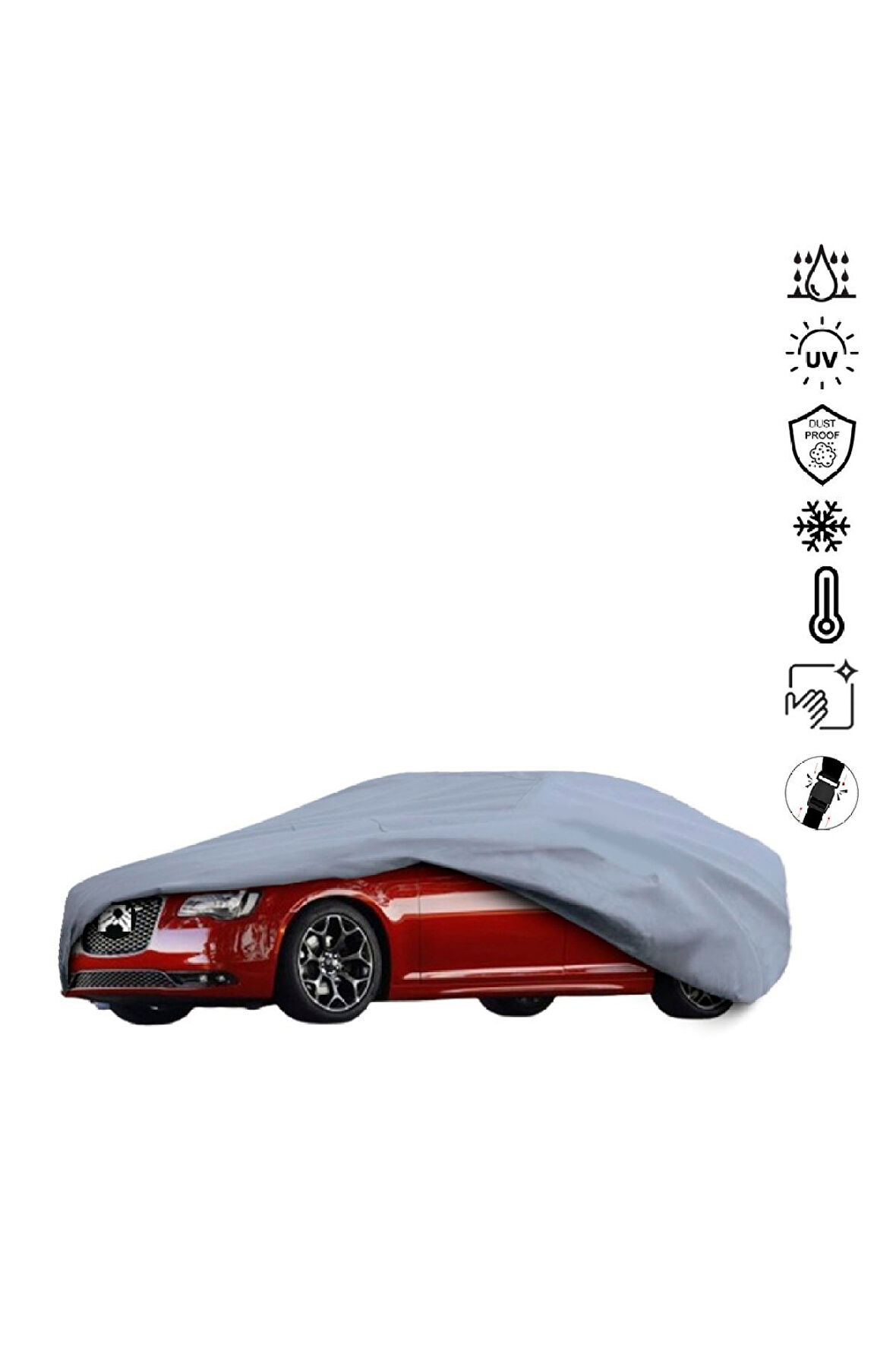 Chrysler 300 2 (2011-) Miflonlu Su Geçirmez Oto Branda Uv Koruyuculu