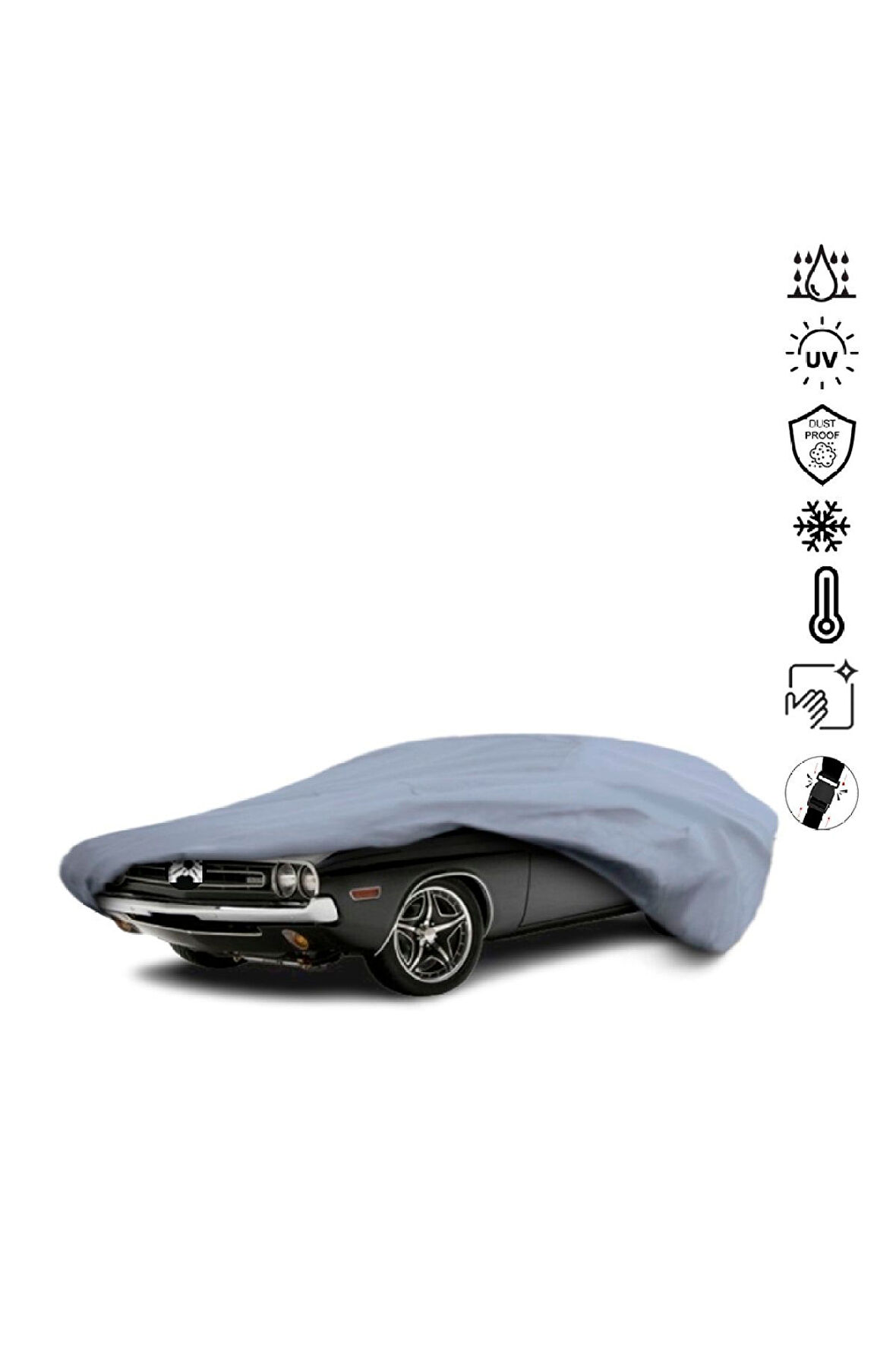 Dodge Challenger (1969-1974) Miflonlu Su Geçirmez Oto Branda Uv Koruyuculu