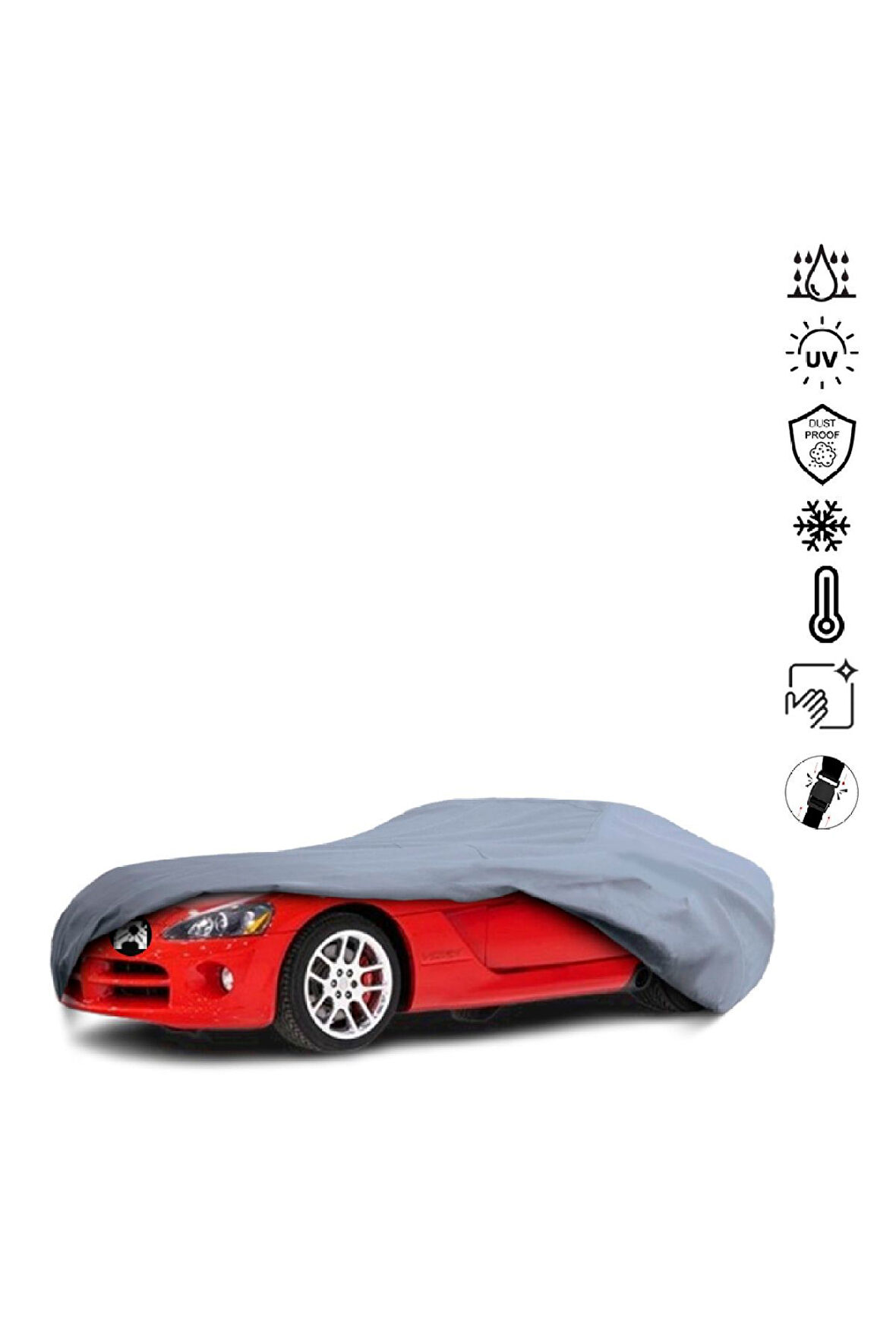 Dodge Viper Zb (2002-2007) Miflonlu Su Geçirmez Oto Branda Uv Koruyuculu