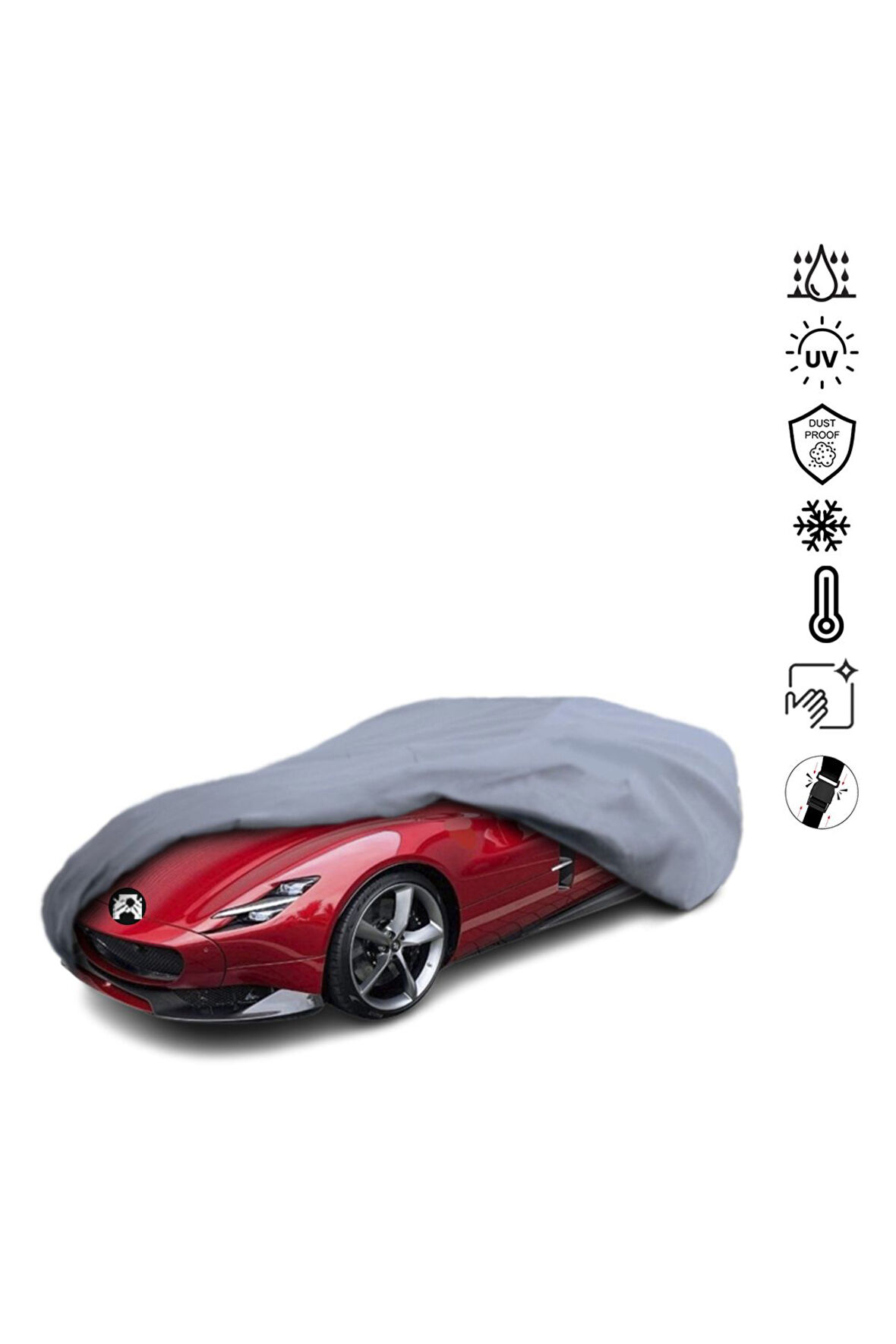 Ferrari Monza Araba Brandası Miflonlu Su Geçirmez Araba Brandası Uv Koruyuculu