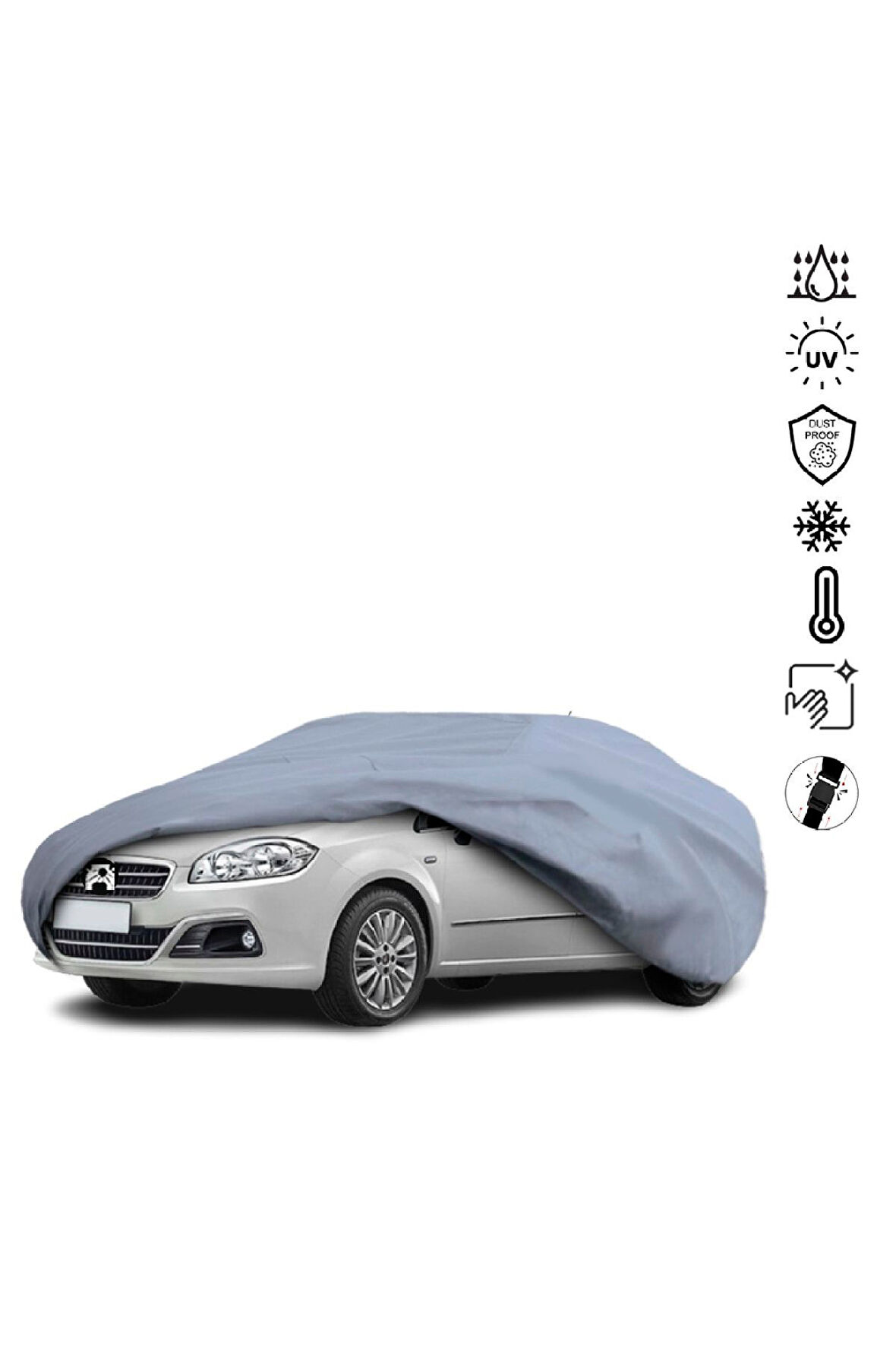 Fiat Linea Sedan Miflonlu Su Geçirmez Oto Branda Uv Koruyuculu