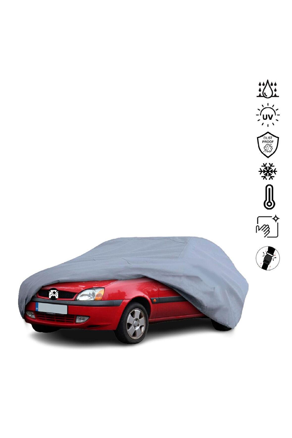 Ford Fiesta 5 Hatchback Mk5 (1996-2001) Miflonlu Su Geçirmez Oto Branda Uv Koruyuculu