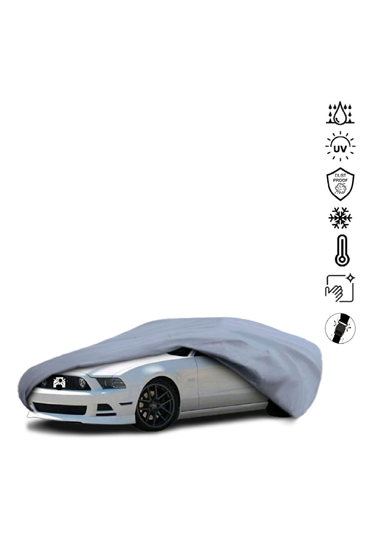 Ford Mustang 5 Miflonlu Su Geçirmez Oto Branda Uv Koruyuculu