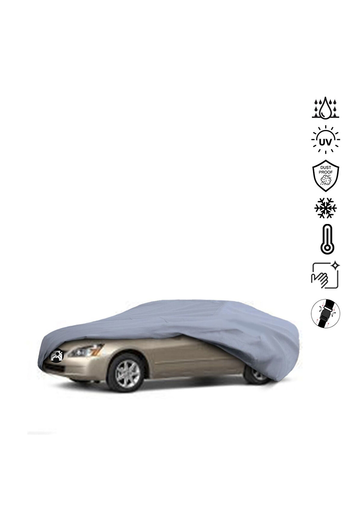 Honda Accord 7 Sedan (2002-2007) Araba Brandası Miflonlu Su Geçirmez Dış Ortam Araba Brandası