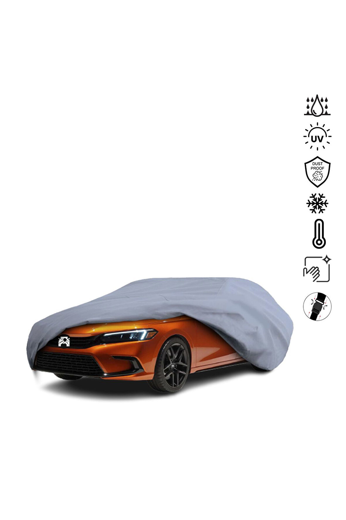 Honda Civic 11 Hatchback (2021-) Araba Brandası Miflonlu Su Geçirmez Dış Ortam Araba Brandası
