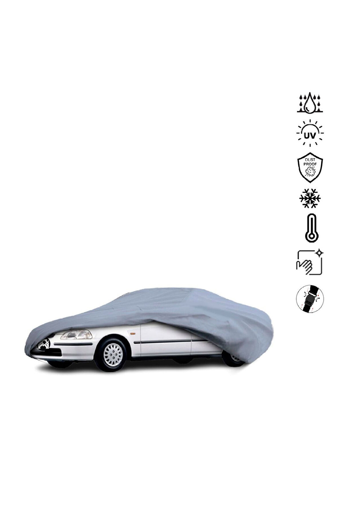 Honda Civic 5 Sedan (1991-1995) Miflonlu Su Geçirmez Oto Branda Uv Koruyuculu