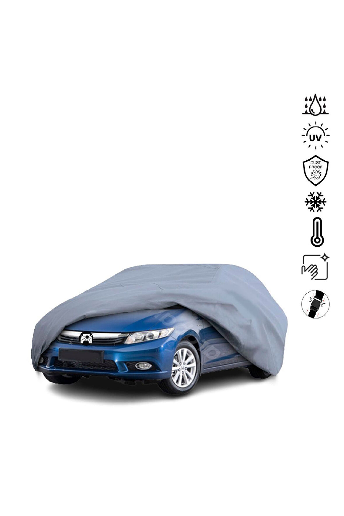 Honda Civic 9 Hatchback Miflonlu Su Geçirmez Oto Branda Uv Koruyuculu
