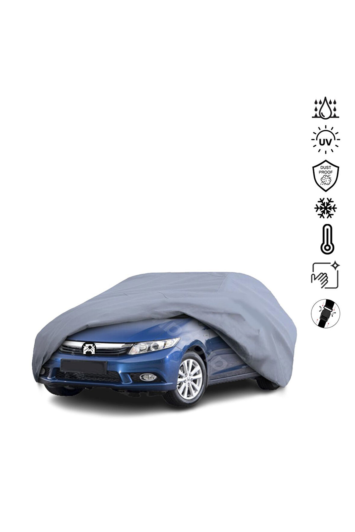 Honda Civic 9 Sedan Araba Brandası Miflonlu Su Geçirmez Araba Brandası Uv Koruyuculu