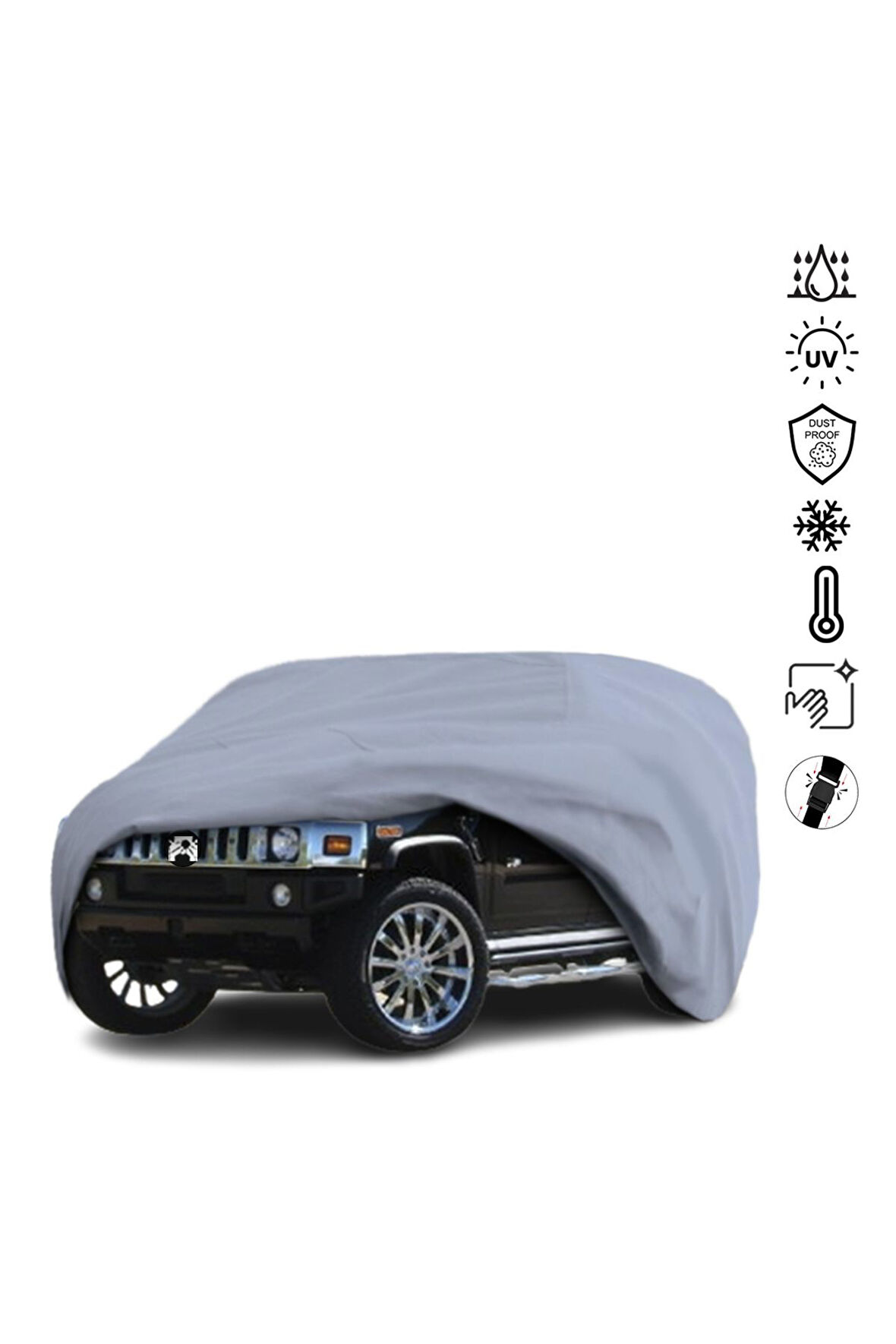 HUMMER H2 Araba Brandası Miflonlu Su Geçirmez 4 Mevsim Araba Brandası
