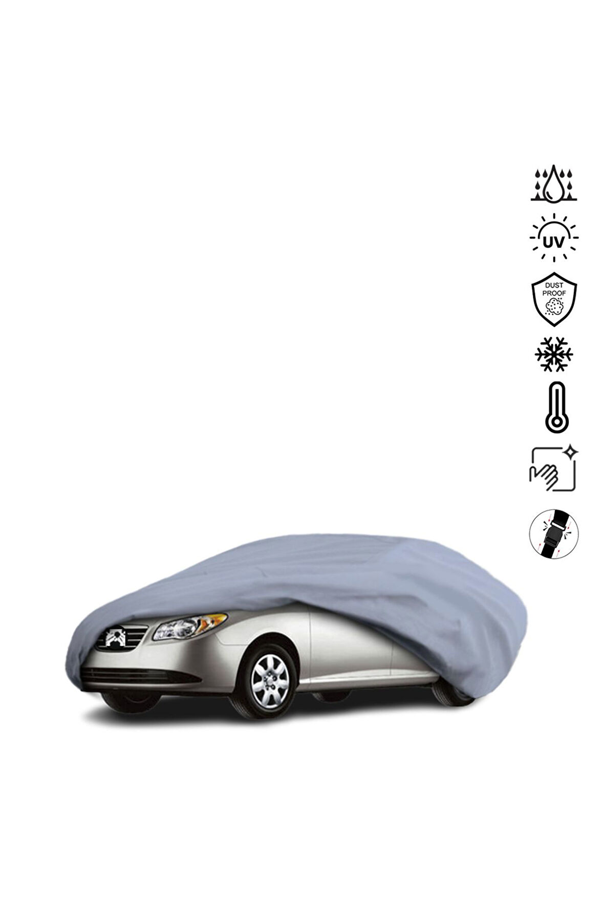 Hyundai Elantra 4 Sedan (2006-2011) Araba Brandası Miflonlu Su Geçirmez Dış Ortam Araba Brandası