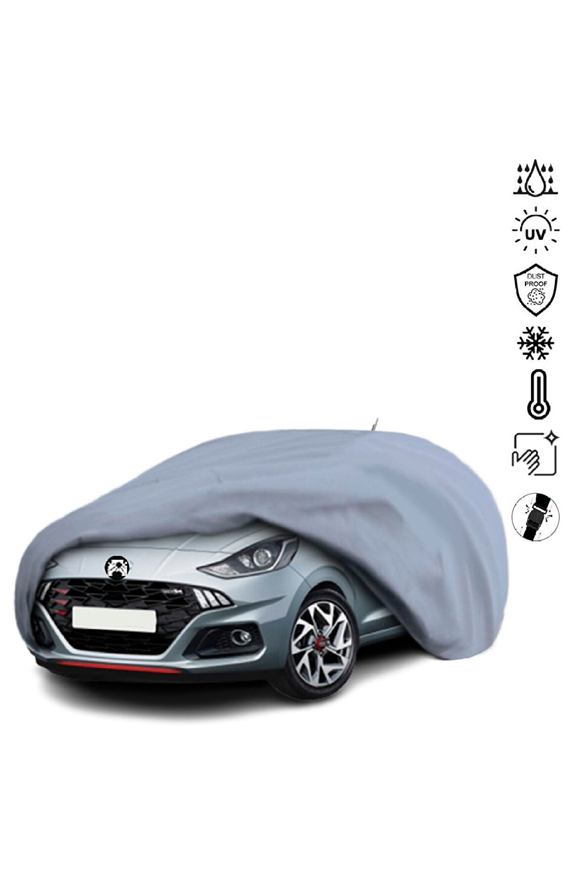 Hyundai I10 2 Hatchback (2016-) Miflonlu Su Geçirmez Oto Branda Uv Koruyuculu