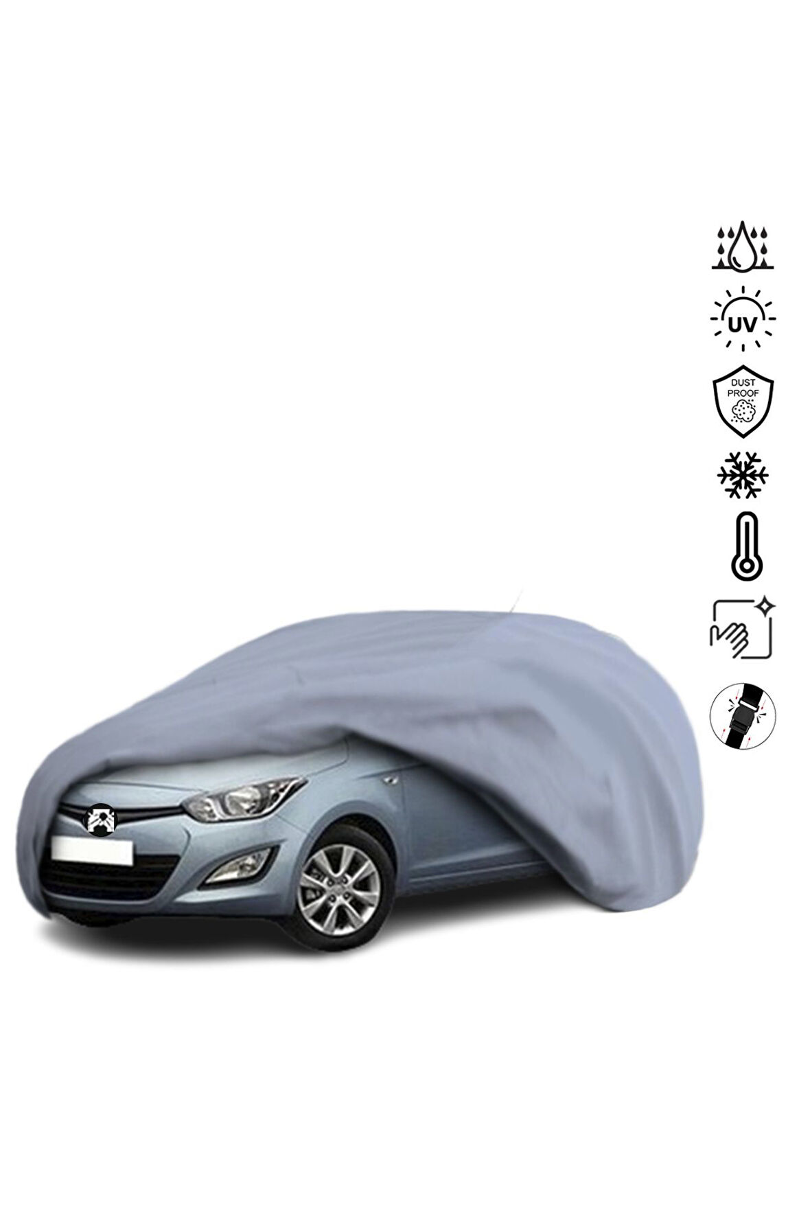 Hyundai I20 (2009-2014) Araba Brandası Miflonlu Su Geçirmez Araba Brandası Uv Koruyuculu