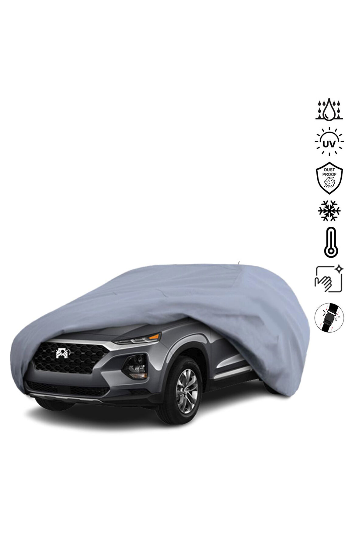 Hyundai Santa Fe 4 (2018-) Araba Brandası Miflonlu Su Geçirmez Araba Brandası Uv Koruyuculu