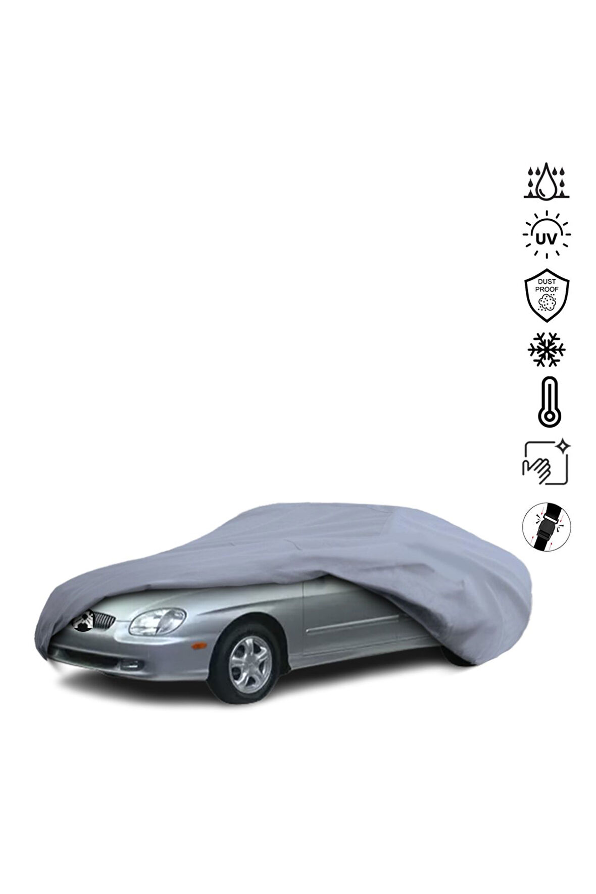 Hyundai Sonata 4 (2001-2004) Araba Brandası Miflonlu Su Geçirmez Araba Brandası Uv Koruyuculu