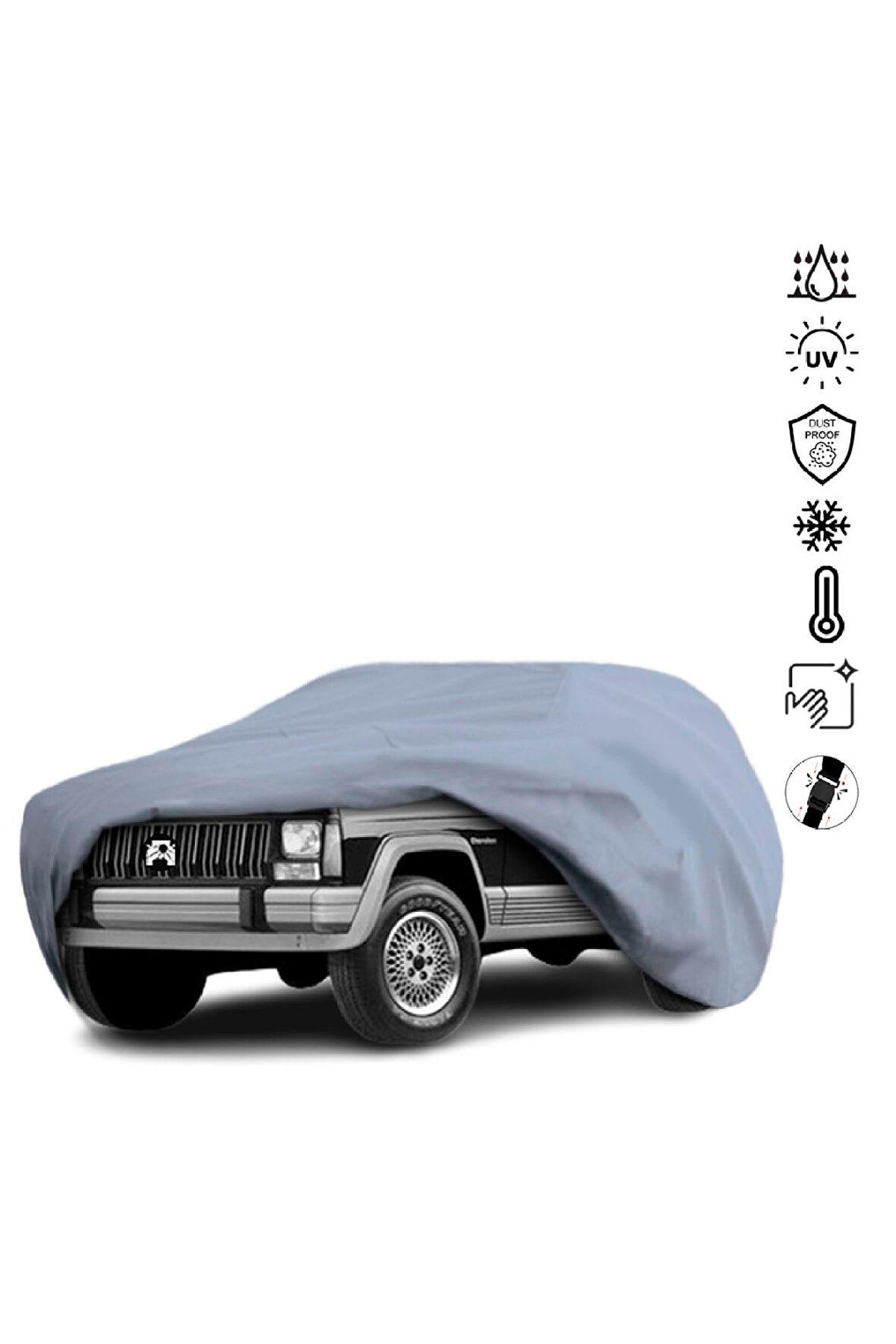 Jeep Cherokee 2 Xj (1988-2001) Miflonlu Su Geçirmez Oto Branda Uv Koruyuculu