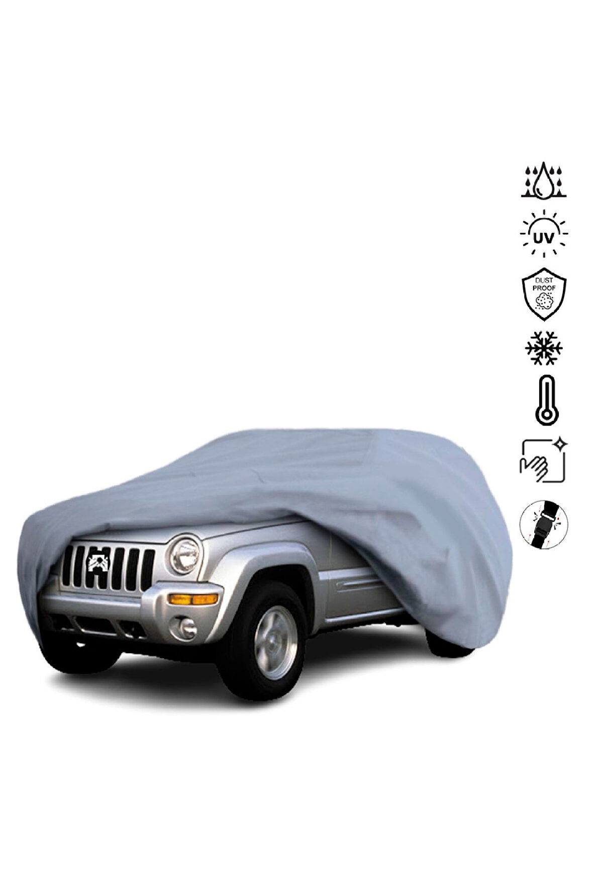 Jeep Cherokee 3 Kj (2001-2008) Miflonlu Su Geçirmez Oto Branda Uv Koruyuculu