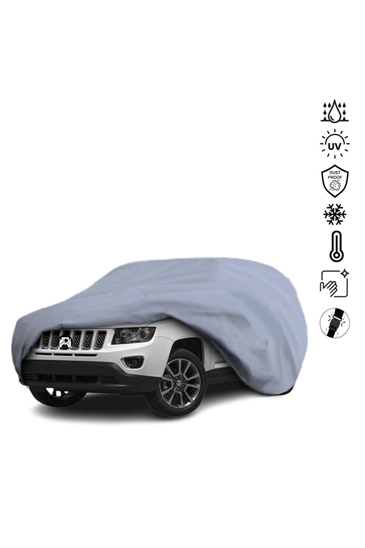 Jeep Compass 1 (2011-2015) Araba Brandası Miflonlu Su Geçirmez Araba Brandası Uv Koruyuculu