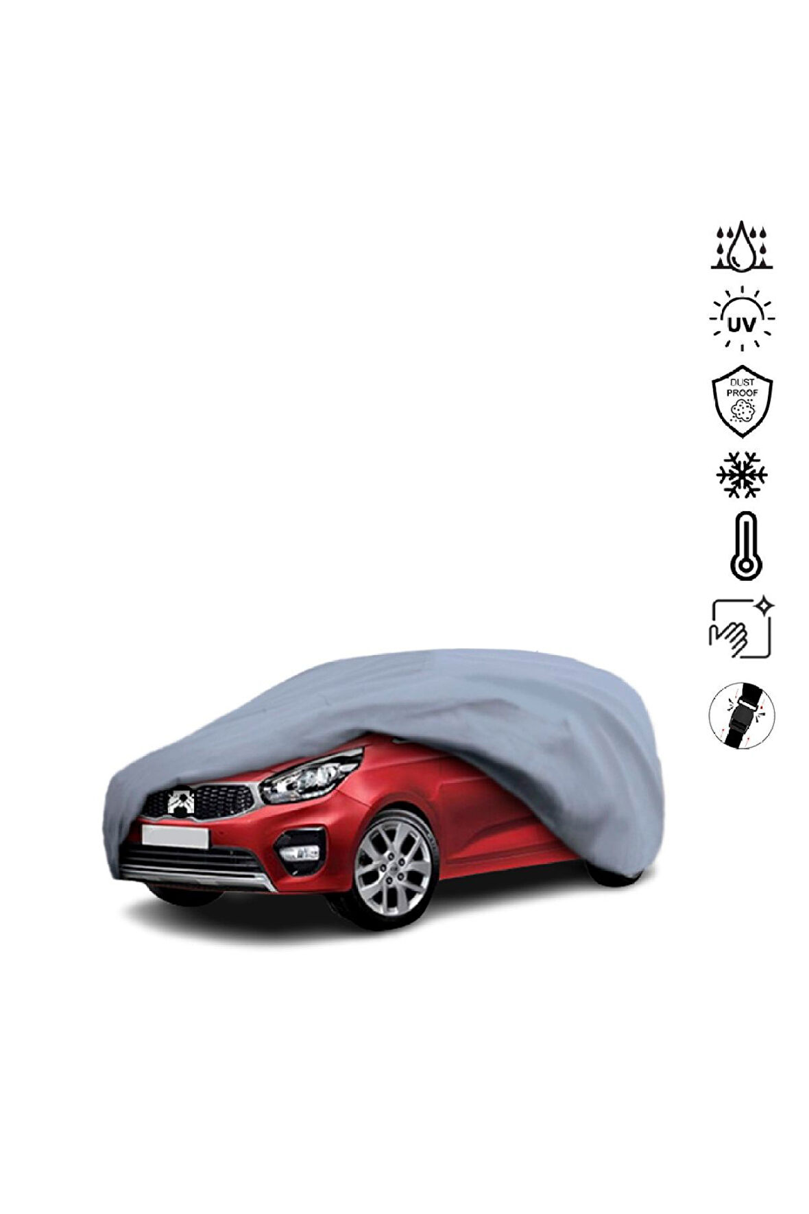Kia Carens 3 (2013-2019) Miflonlu Su Geçirmez Oto Branda Uv Koruyuculu