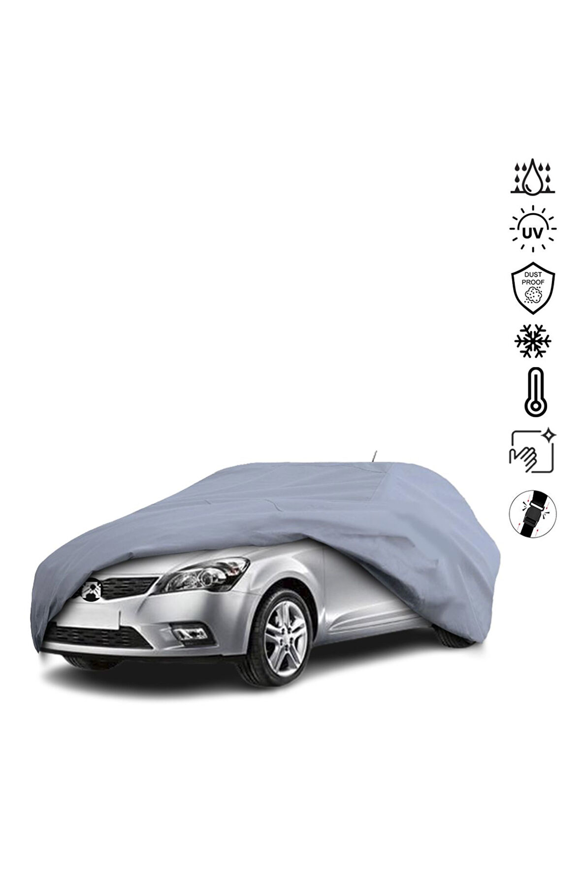 Kia Ceed 1 Hatchback (2007-2012) Araba Brandası Miflonlu Su Geçirmez Dış Ortam Araba Brandası