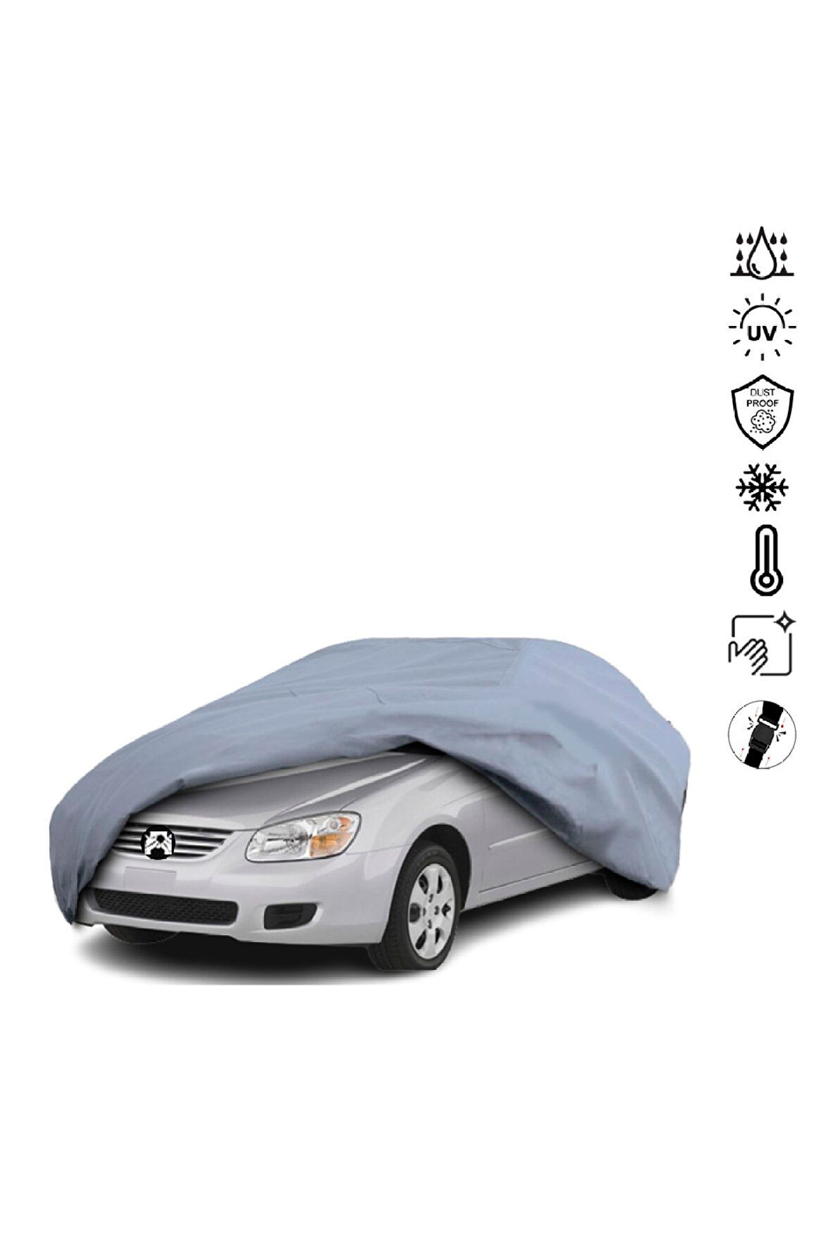 Kia Cerato 1 Sedan (2004-2006) Miflonlu Su Geçirmez Oto Branda Uv Koruyuculu