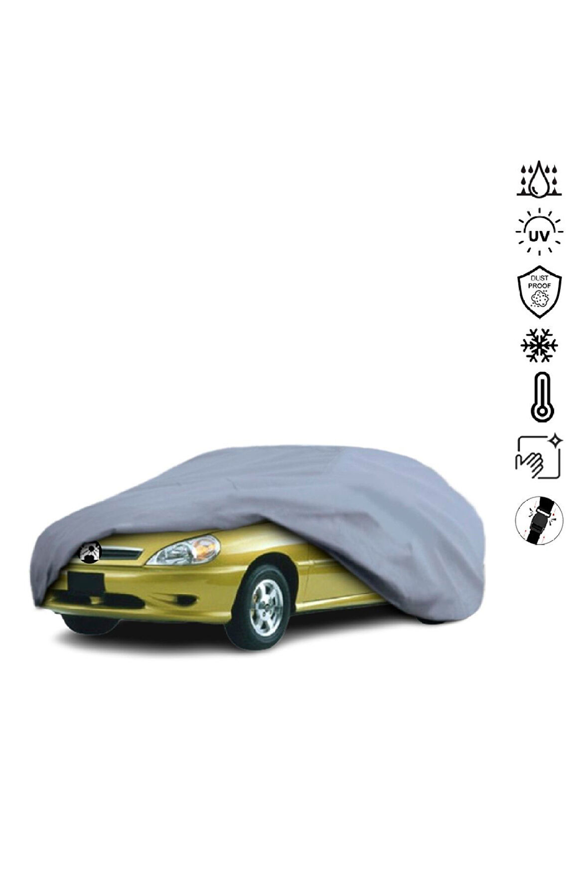 Kia Rio 1 Sedan Dc (1999-2005) Miflonlu Su Geçirmez Oto Branda Uv Koruyuculu