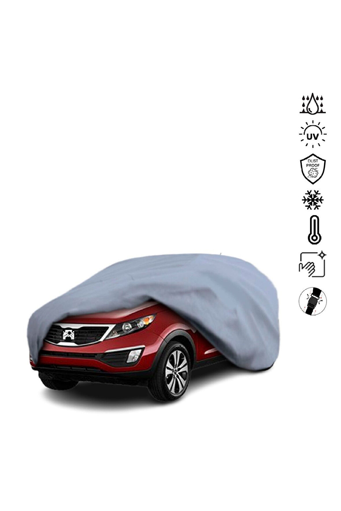 Kia Sportage 3 (2010-2016) Miflonlu Su Geçirmez Oto Branda Uv Koruyuculu