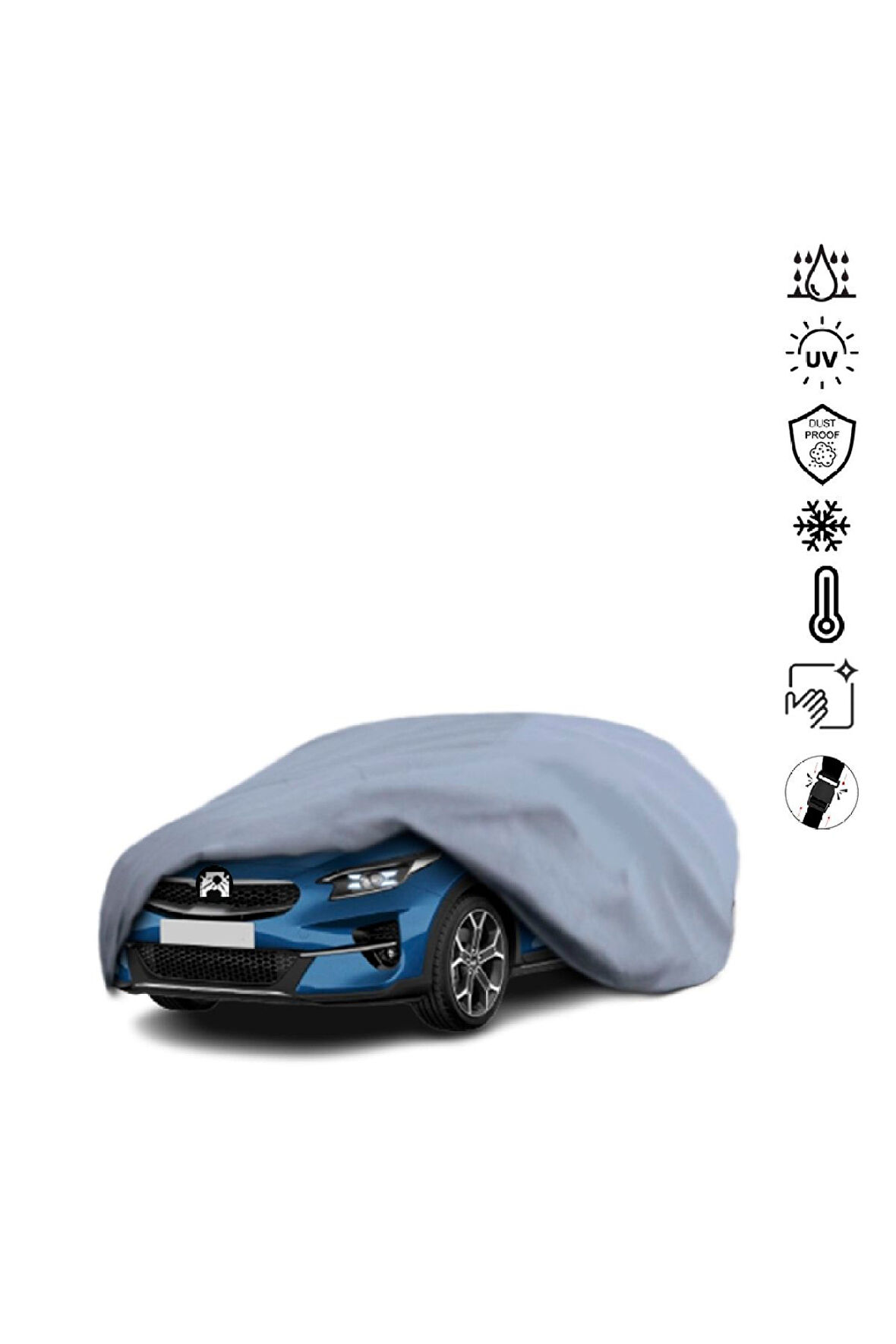 Kia Xceed (2019-) Miflonlu Su Geçirmez Oto Branda Uv Koruyuculu