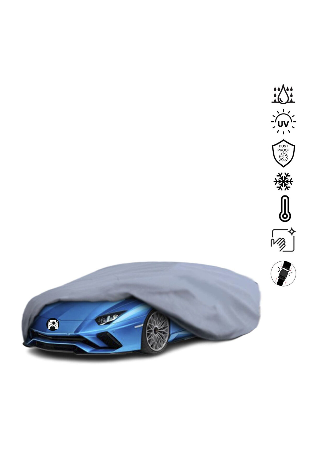 Lamborghini Aventador Araba Brandası Miflonlu Su Geçirmez Araba Brandası Uv Koruyuculu