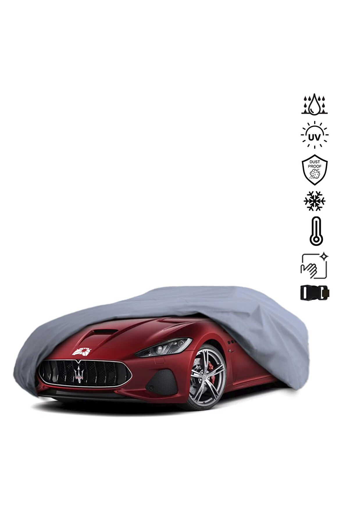 Maserati Granturismo Araba Brandası Miflonlu Su Geçirmez Araba Brandası Uv Koruyuculu