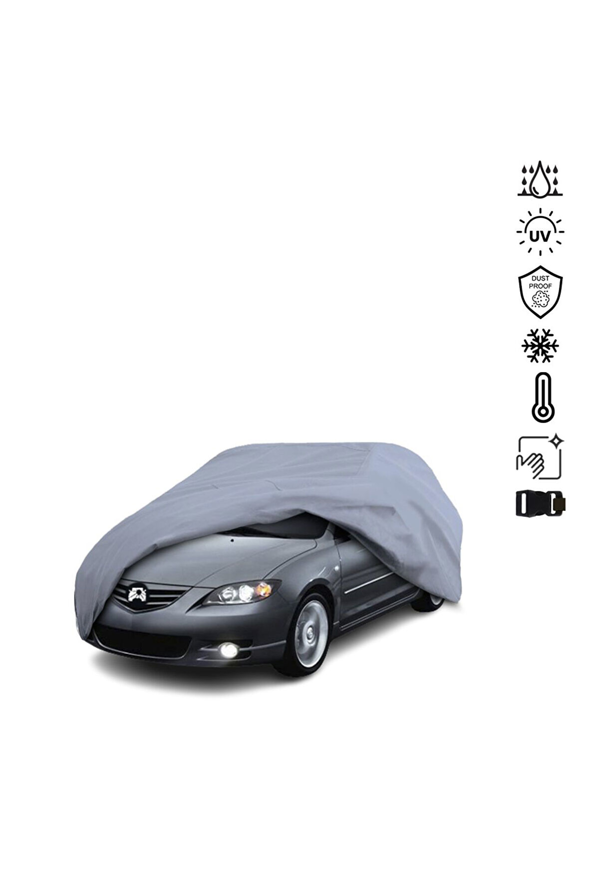 Mazda 3 1 Sedan (2003-2009) Araba Brandası Miflonlu Su Geçirmez Araba Brandası Uv Koruyuculu