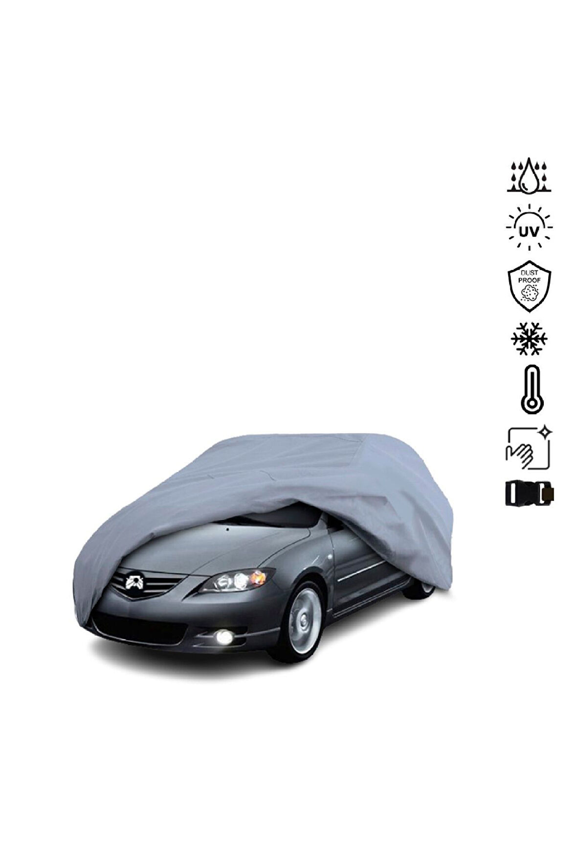 Mazda 3 1 Sedan (2003-2009) Miflonlu Su Geçirmez Oto Branda Uv Koruyuculu