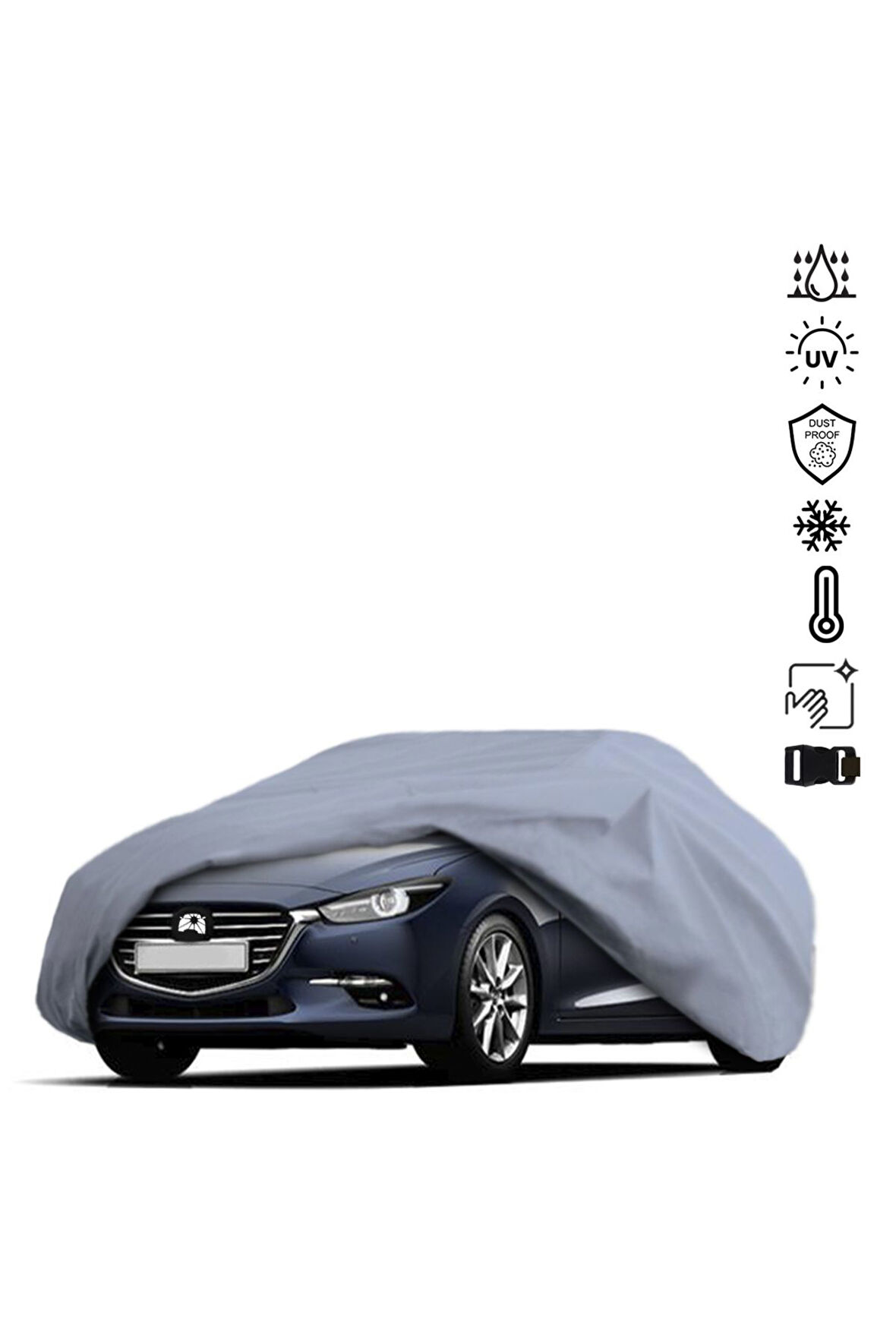 Mazda 3 4 Hatchback (2019-) Araba Brandası Miflonlu Su Geçirmez Araba Brandası Uv Koruyuculu