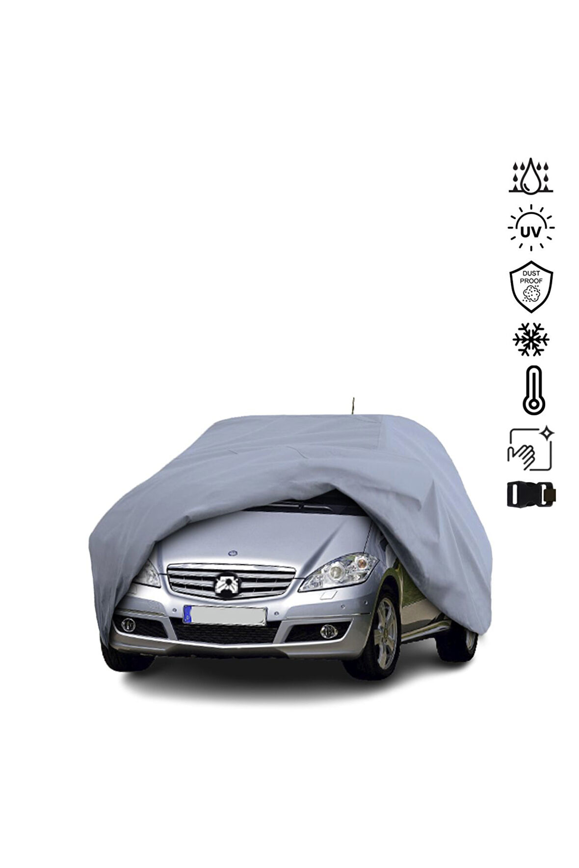 Mercedes Benz A Serisi C169 Araba Brandası Miflonlu Su Geçirmez Araba Brandası Uv Koruyuculu
