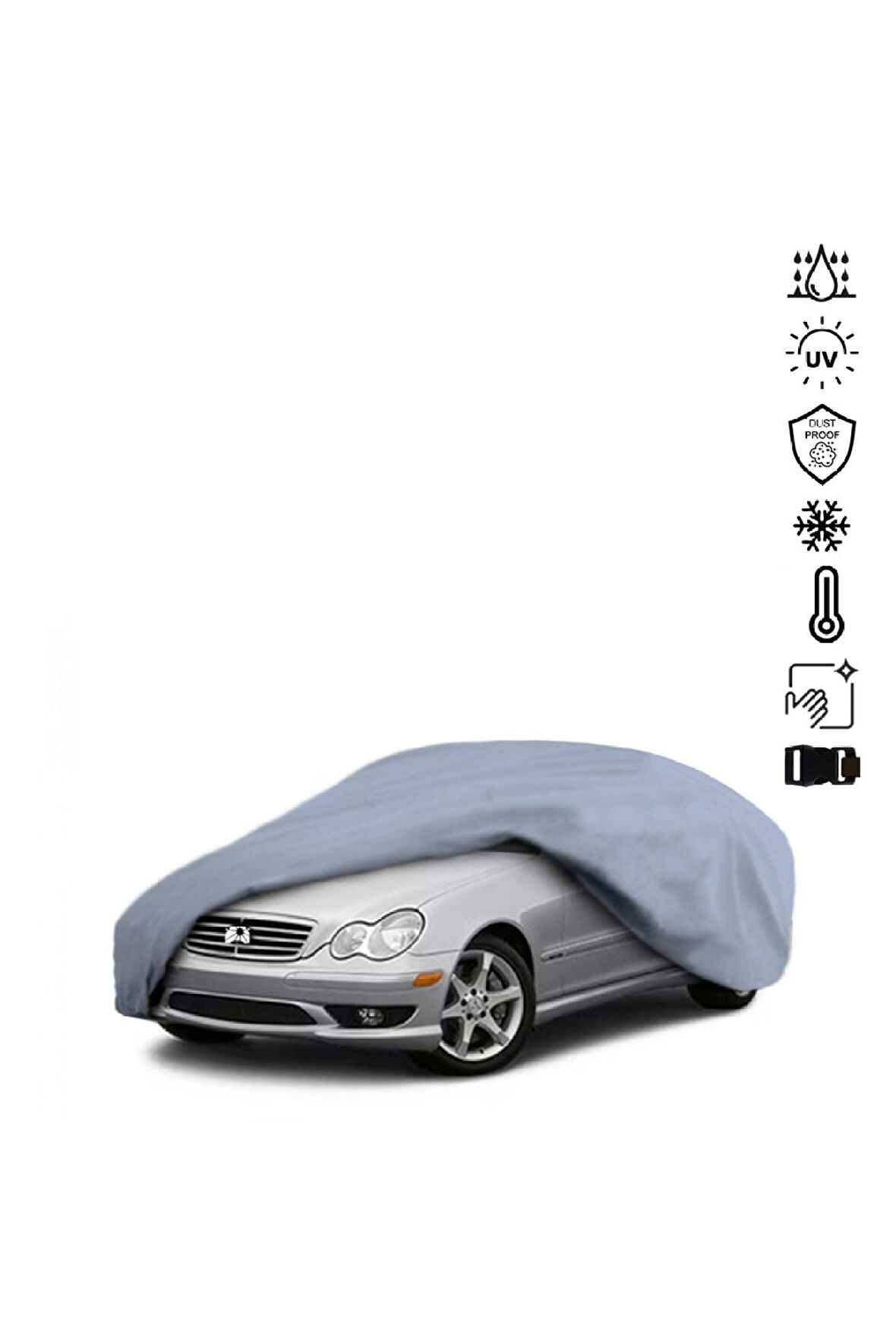 Mercedes Benz C W203 Miflonlu Su Geçirmez Oto Branda Uv Koruyuculu