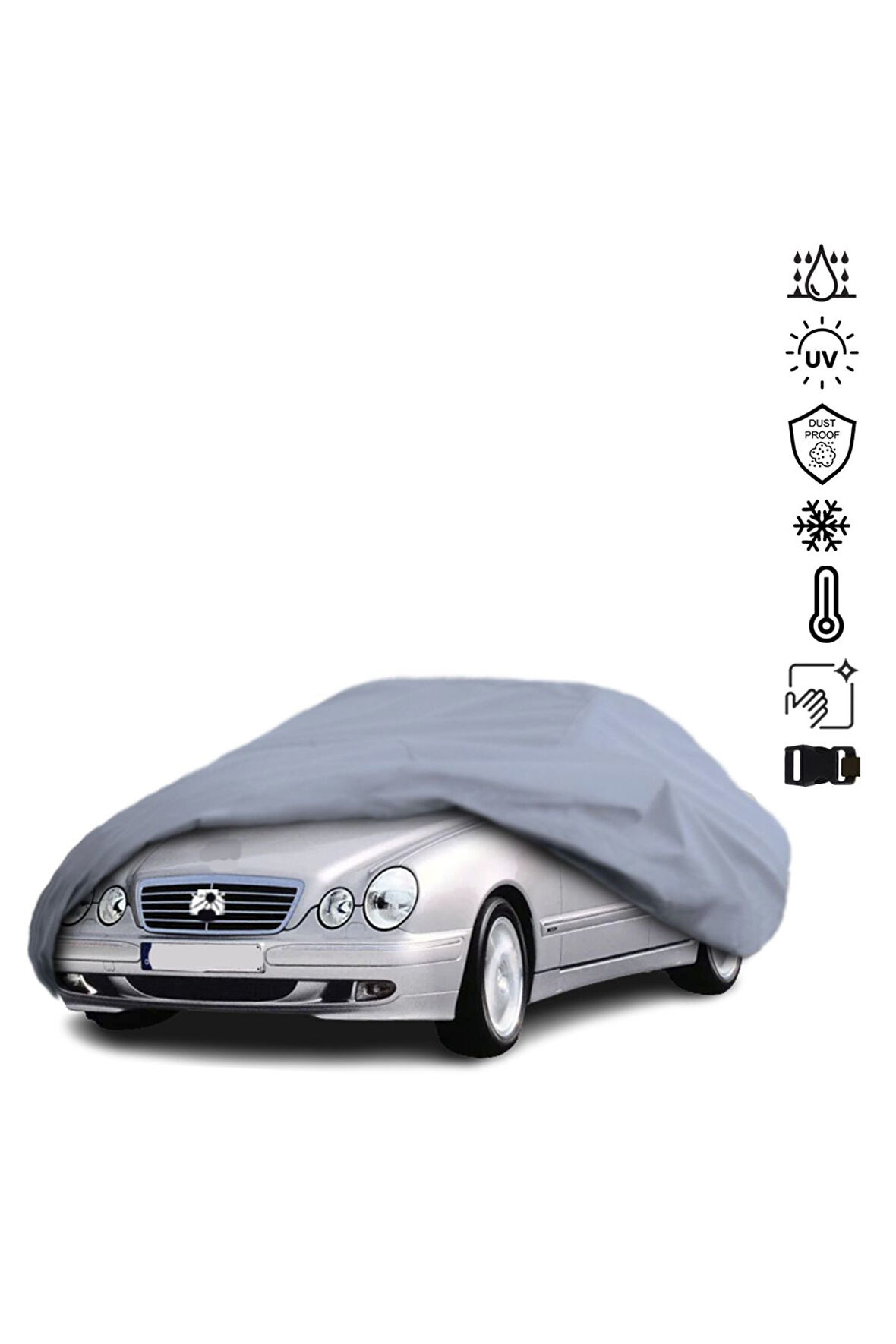 Mercedes Benz Clk W208 Araba Brandası Miflonlu Su Geçirmez Araba Brandası Uv Koruyuculu