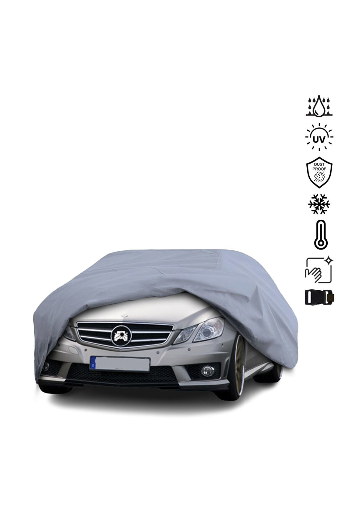 Mercedes Benz E C207 Araba Brandası Miflonlu Su Geçirmez Araba Brandası Uv Koruyuculu