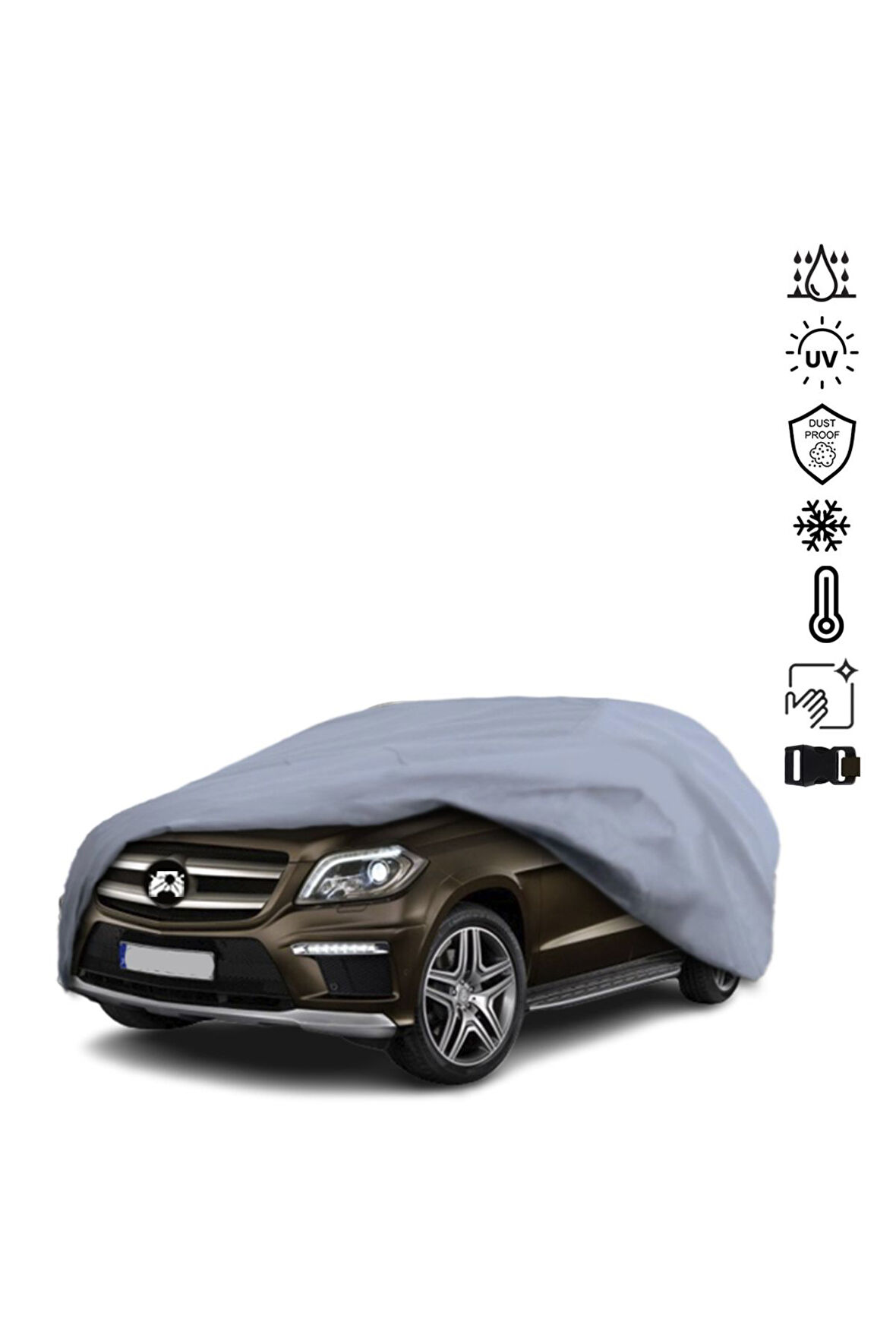 Mercedes Benz Gl X166 Araba Brandası Miflonlu Su Geçirmez Araba Brandası Uv Koruyuculu
