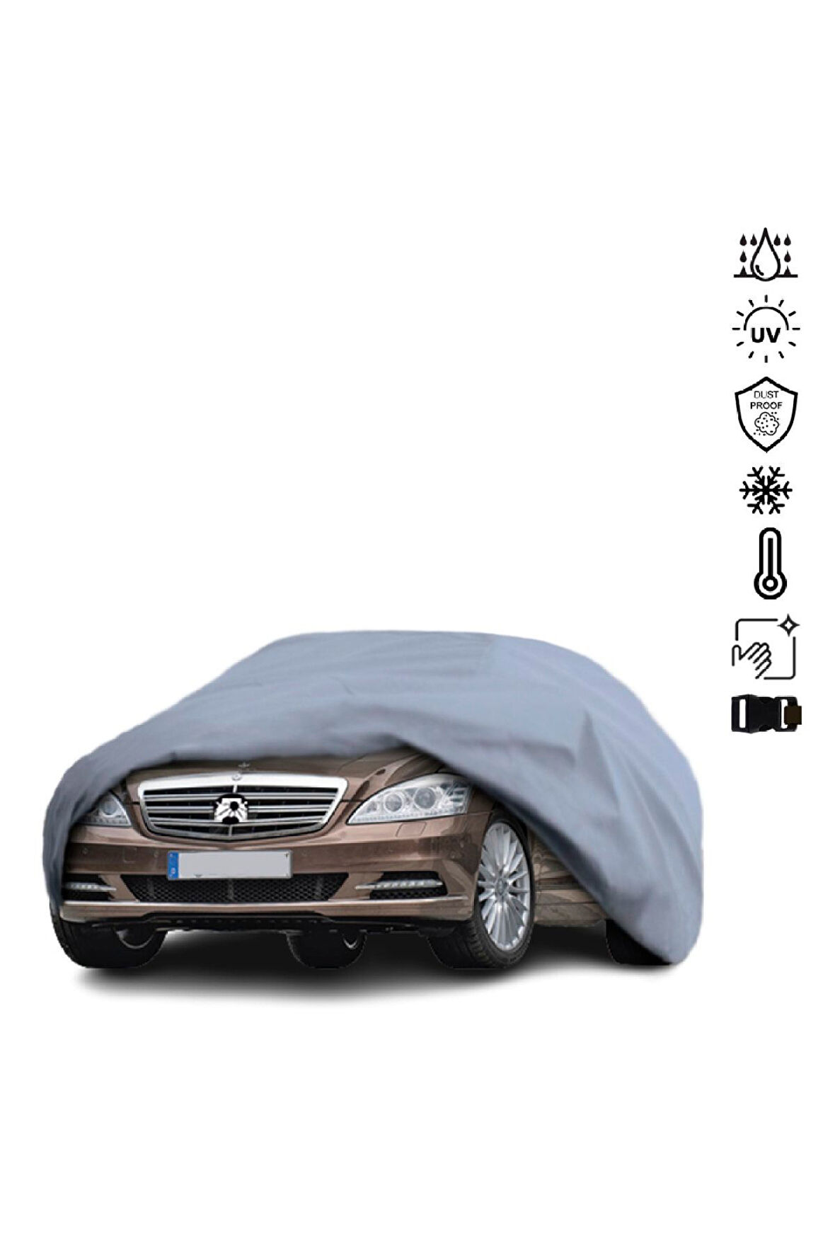 Mercedes Benz S V221 Long Miflonlu Su Geçirmez Oto Branda Uv Koruyuculu