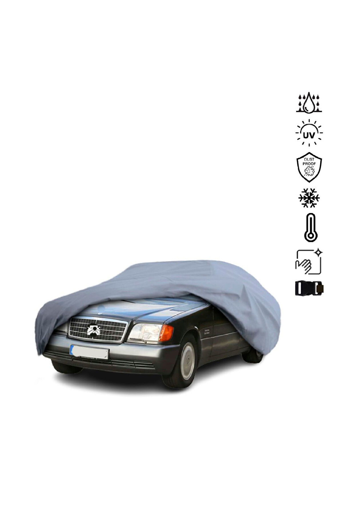 Mercedes Benz S W140 Short Miflonlu Su Geçirmez Oto Branda Uv Koruyuculu