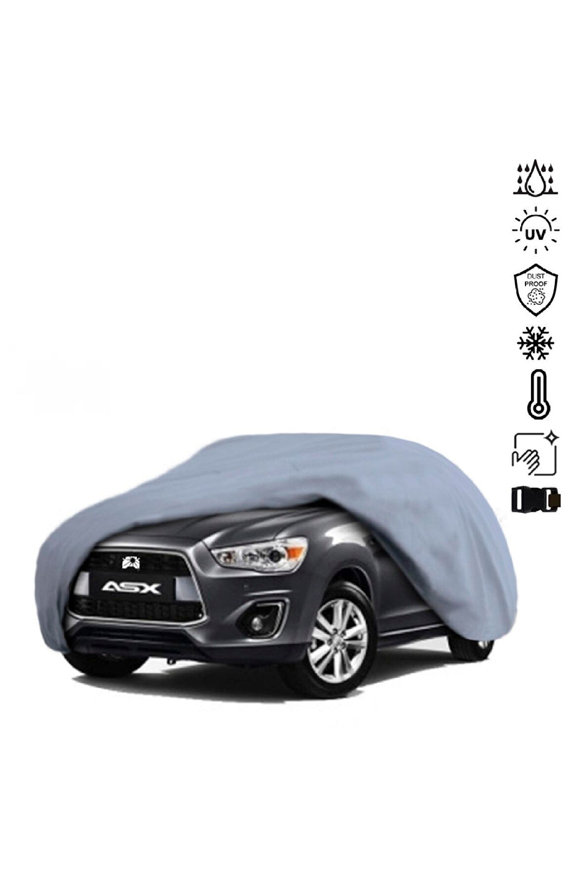 Mitsubishi Asx (2010-2018) Araba Brandası Miflonlu Su Geçirmez Araba Brandası Uv Koruyuculu