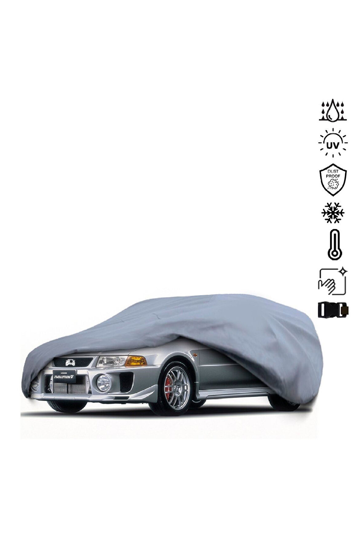 Mitsubishi Lancer 4 Sedan Araba Brandası Miflonlu Su Geçirmez Araba Brandası Uv Koruyuculu