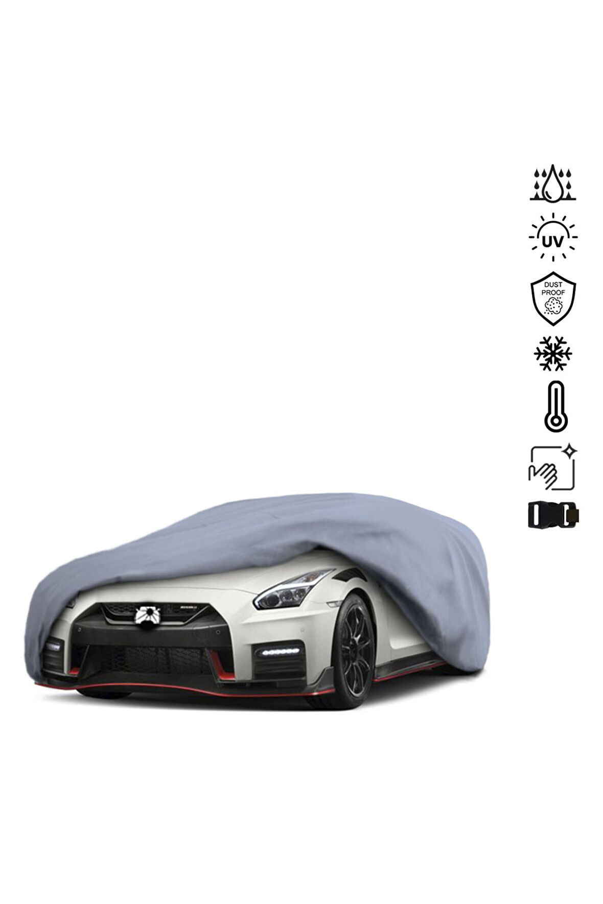 Nissan Gt-r Araba Brandası Miflonlu Su Geçirmez Araba Brandası Uv Koruyuculu