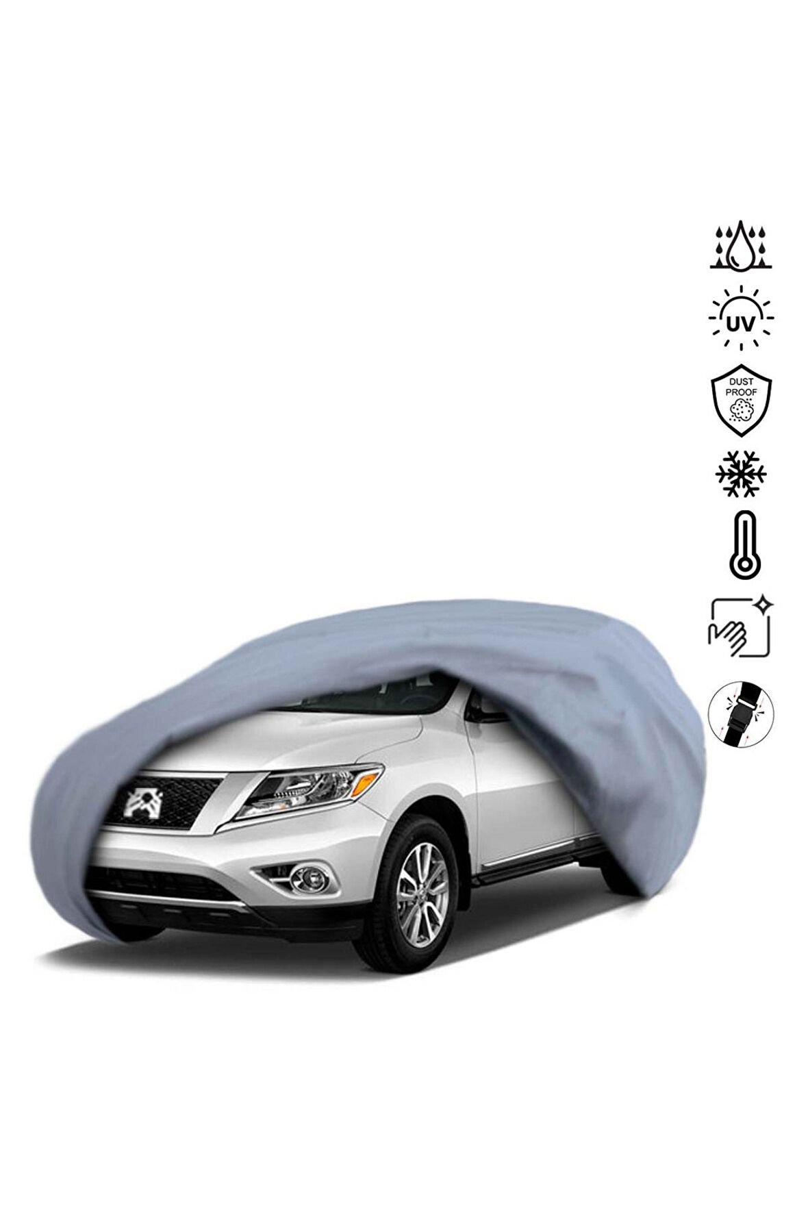 Nissan Pathfinder 4 (2012-2021) Araba Brandası Miflonlu Su Geçirmez Araba Brandası Uv Koruyuculu