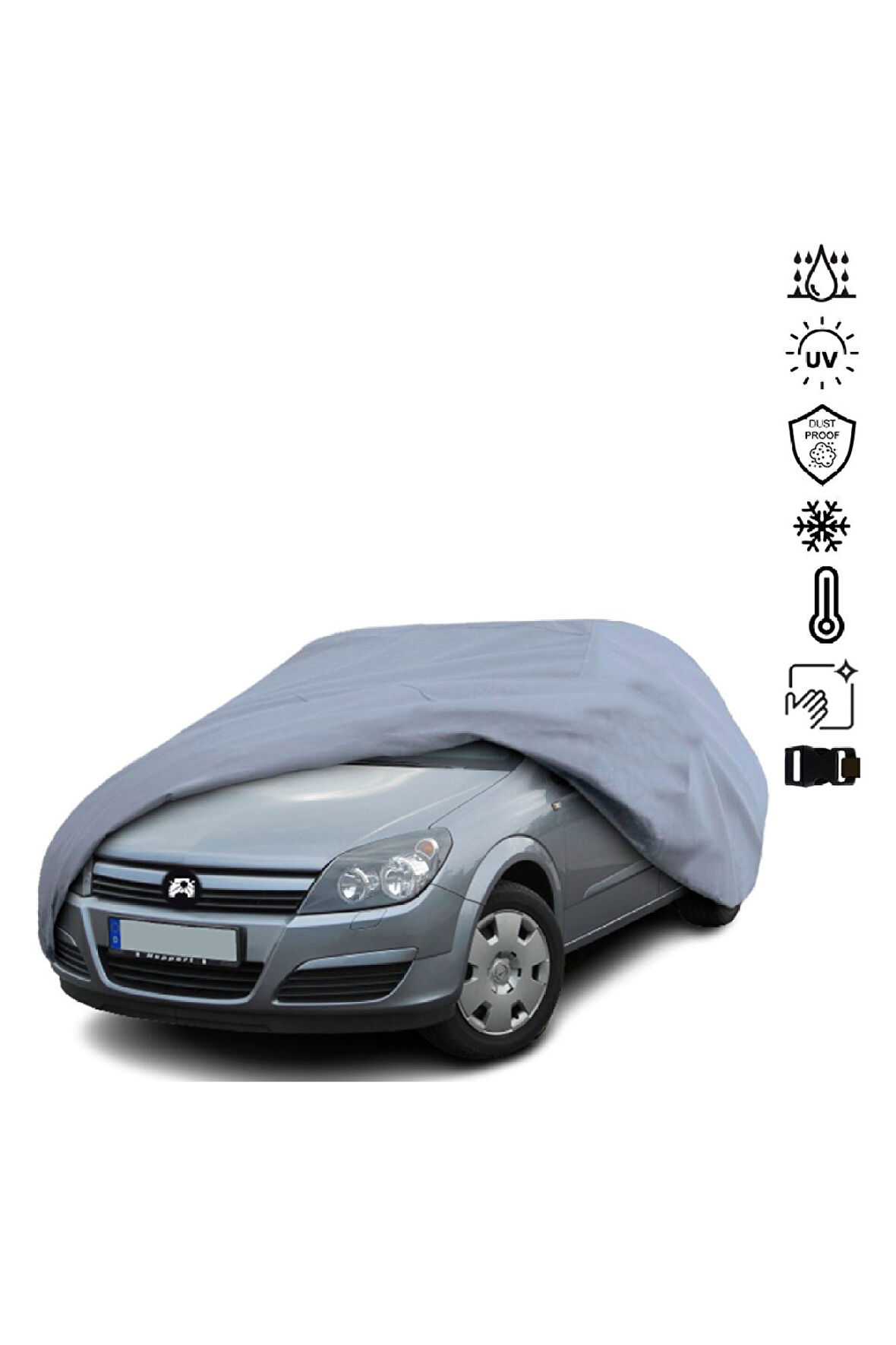 Opel Astra H Sedan (2007-2010) Miflonlu Su Geçirmez Oto Branda Uv Koruyuculu