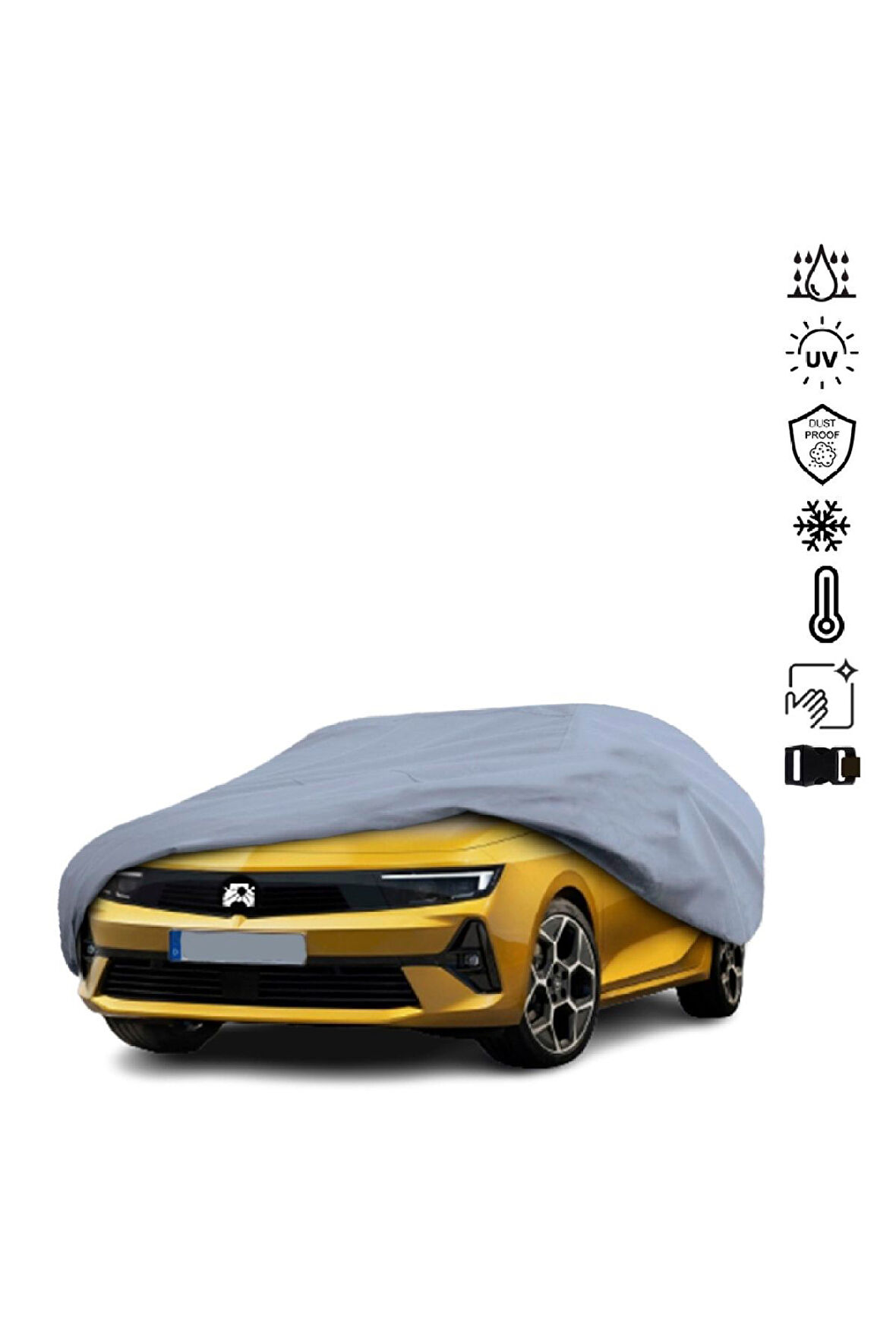 Opel Astra L (2021-) Miflonlu Su Geçirmez Oto Branda Uv Koruyuculu