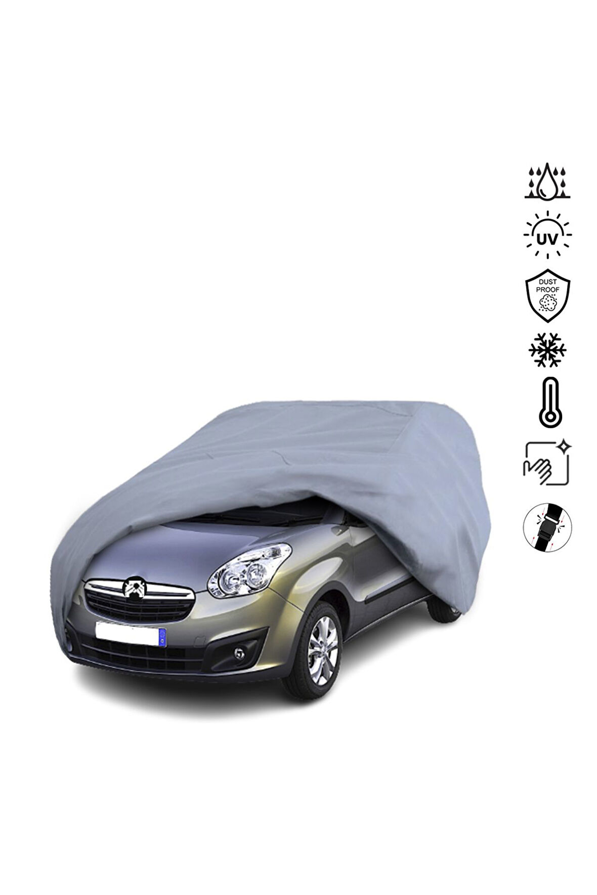 Opel Combo Tour D (2012-2017) Araba Brandası Miflonlu Su Geçirmez Araba Brandası Uv Koruyuculu